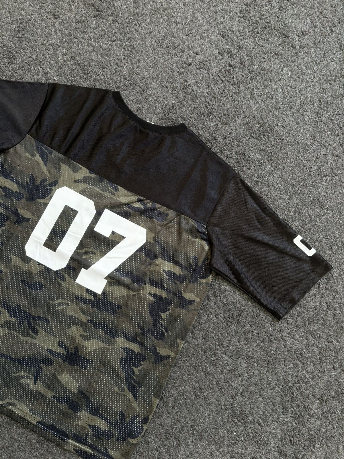 Vintage Vintage oversize unisex military black 07 football jersey Size US M / EU 48-50 / 2 - 10 Thumbnail