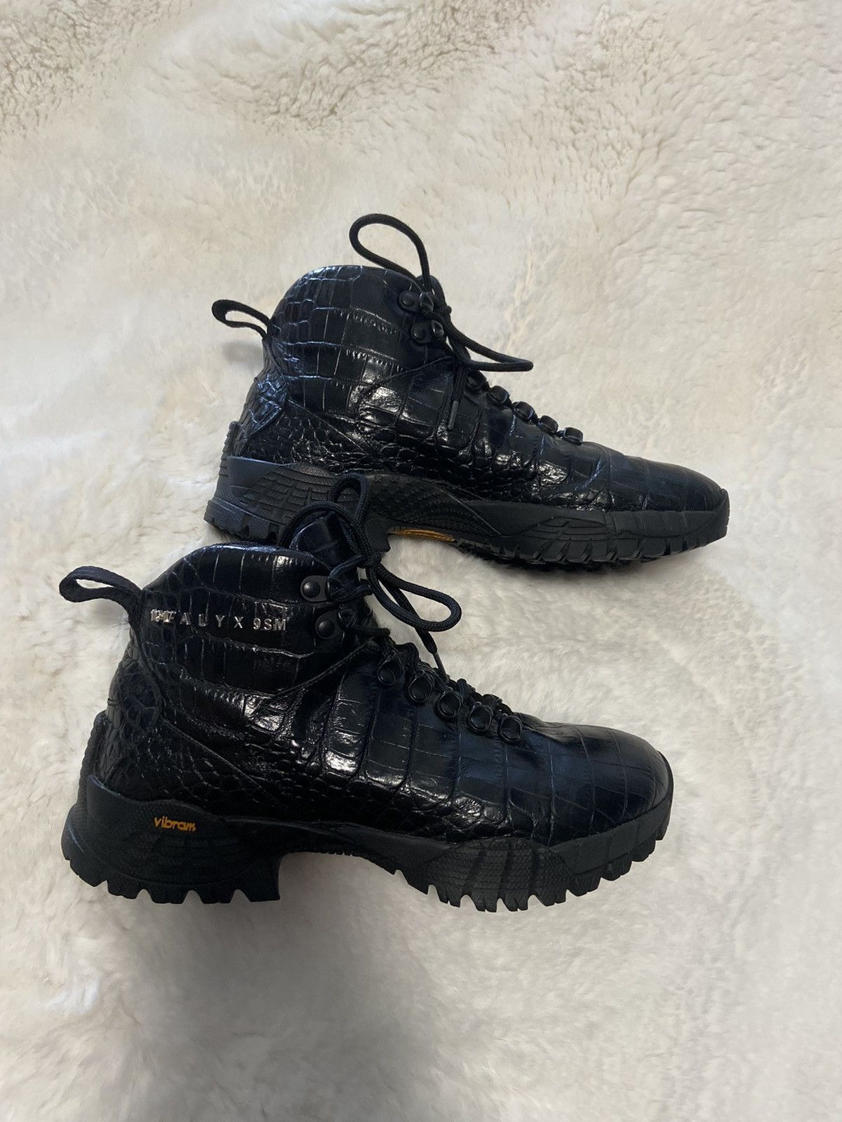 1017 ALYX 9SM 1017 ALYX 9SM Vibram Crocodile Skin Hiking Boots Size US 7 / IT 37 - 6 Thumbnail