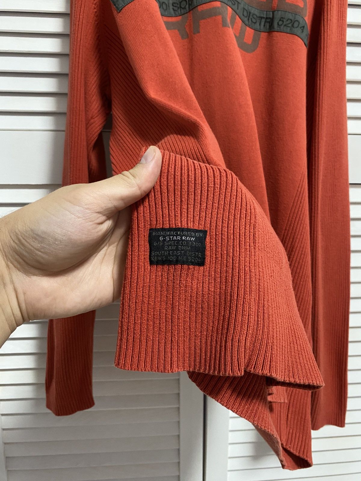 G-Star Vintage Jumper Sweater G-Star RaW Multi-logo Orange VTG Size US XL / EU 56 / 4 - 5 Thumbnail