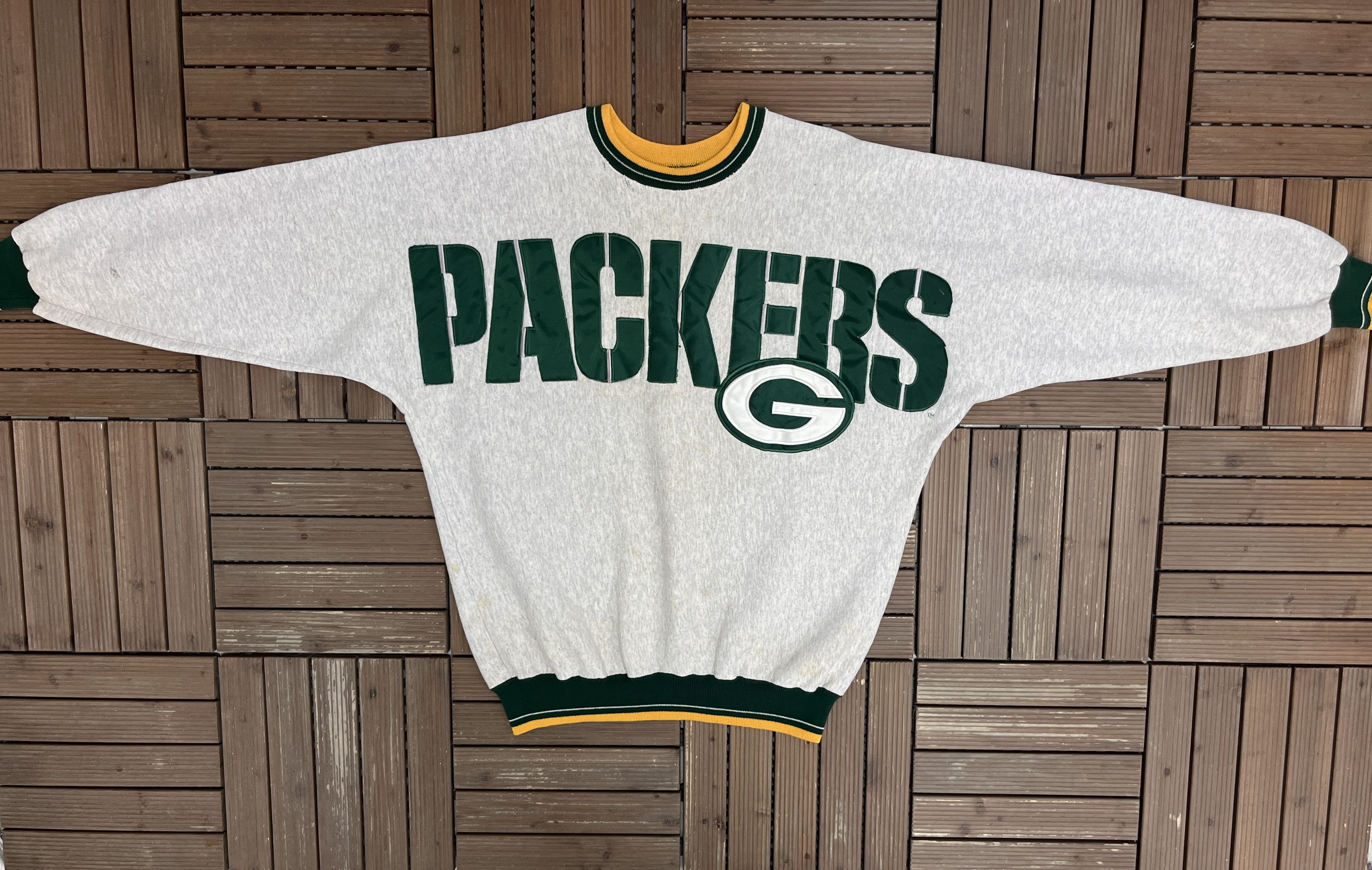 Vintage Green Bay Packers Wingspan Vintage Crewneck Sweater Size US XL / EU 56 / 4 - 5 Thumbnail