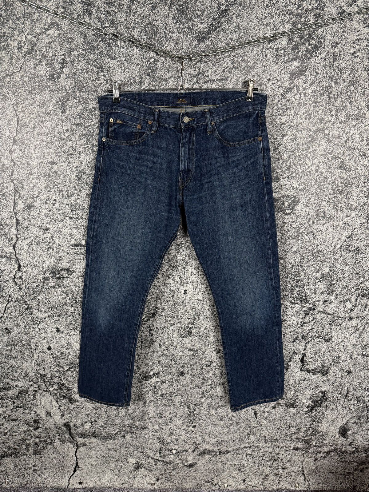 Polo Ralph Lauren Polo Ralph Lauren Jeans Blue Straight Leg Denim Pants 34x32 Size US 34 / EU 50 - 2 Thumbnail
