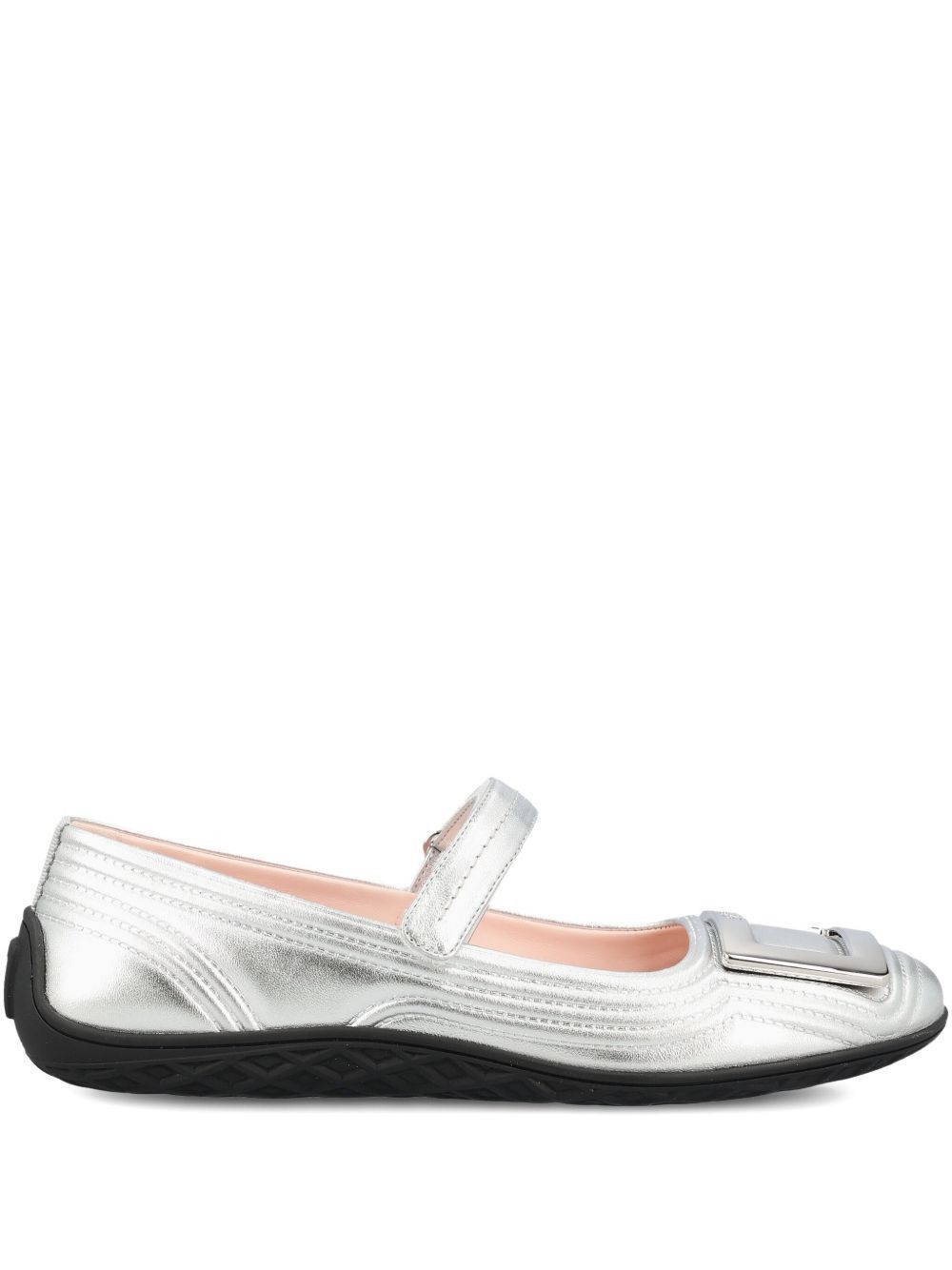 Roger Vivier VIV LOW LEATHER BALLETS Size US 6.5 / IT 36.5 - 1 Thumbnail
