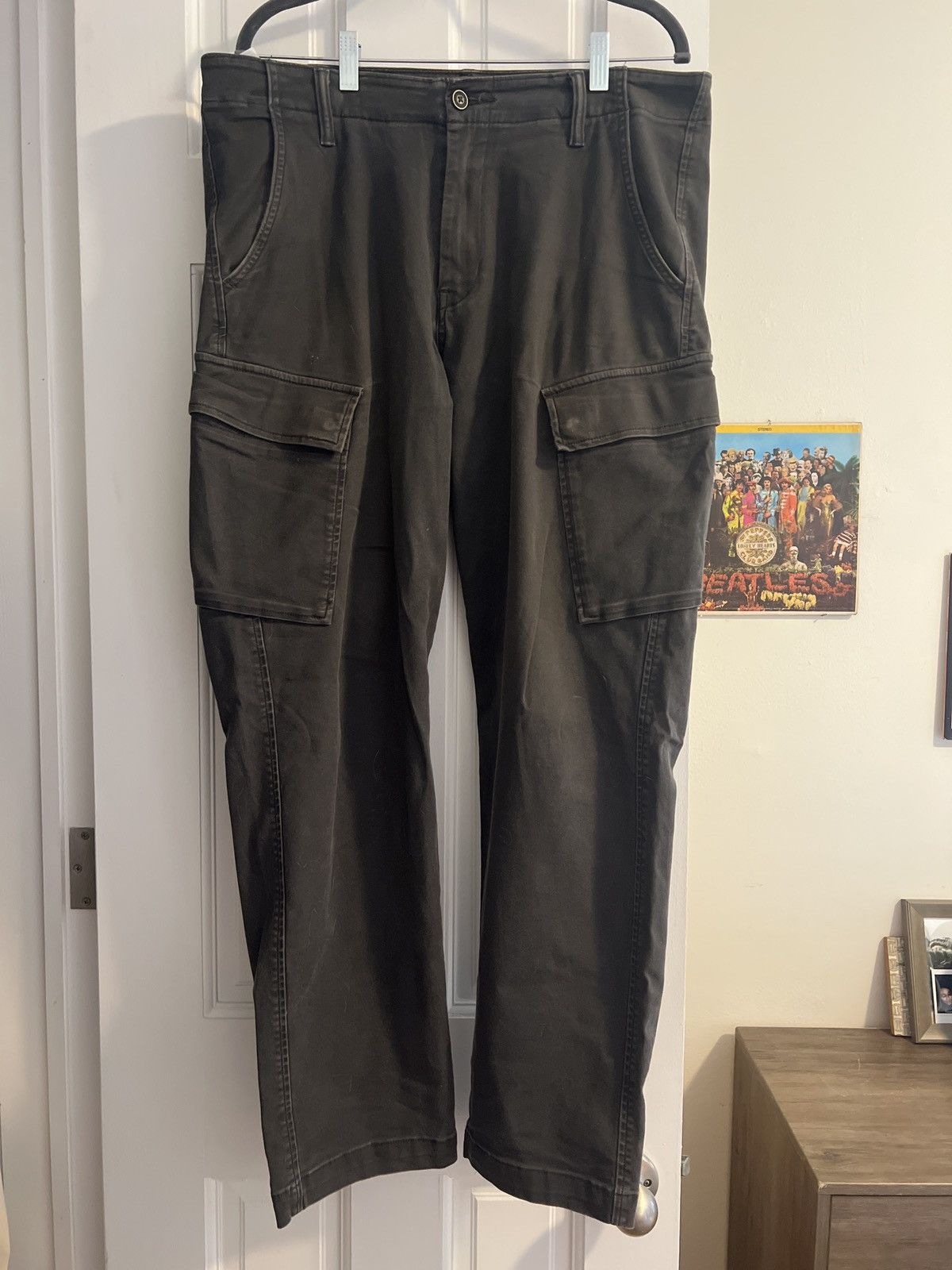 Levi's Vintage Clothing Levis Vintage Grey Cargo Pants Size US 33 - 1 Thumbnail