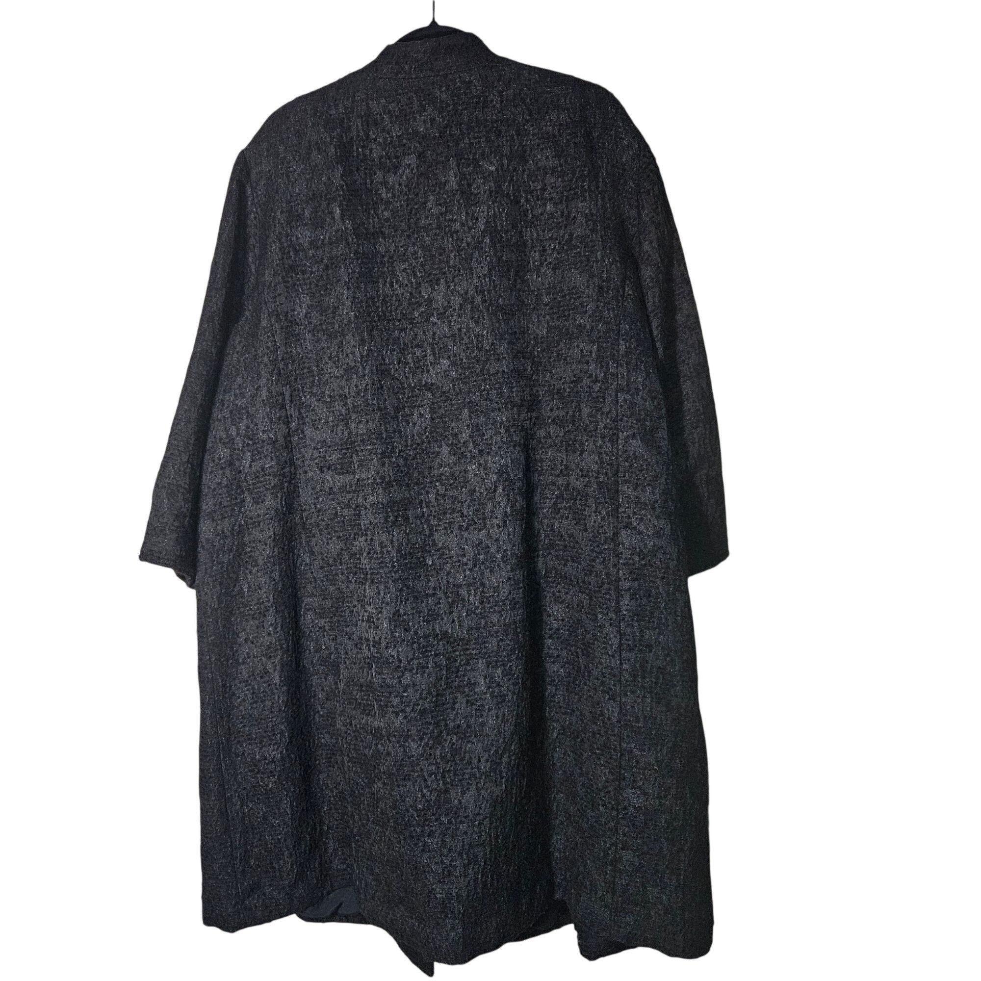 Eileen Fisher Eileen Fisher Women Wool blend black silk lining Long Coat 3 Size 3XL / US 20-22 - 9 Thumbnail