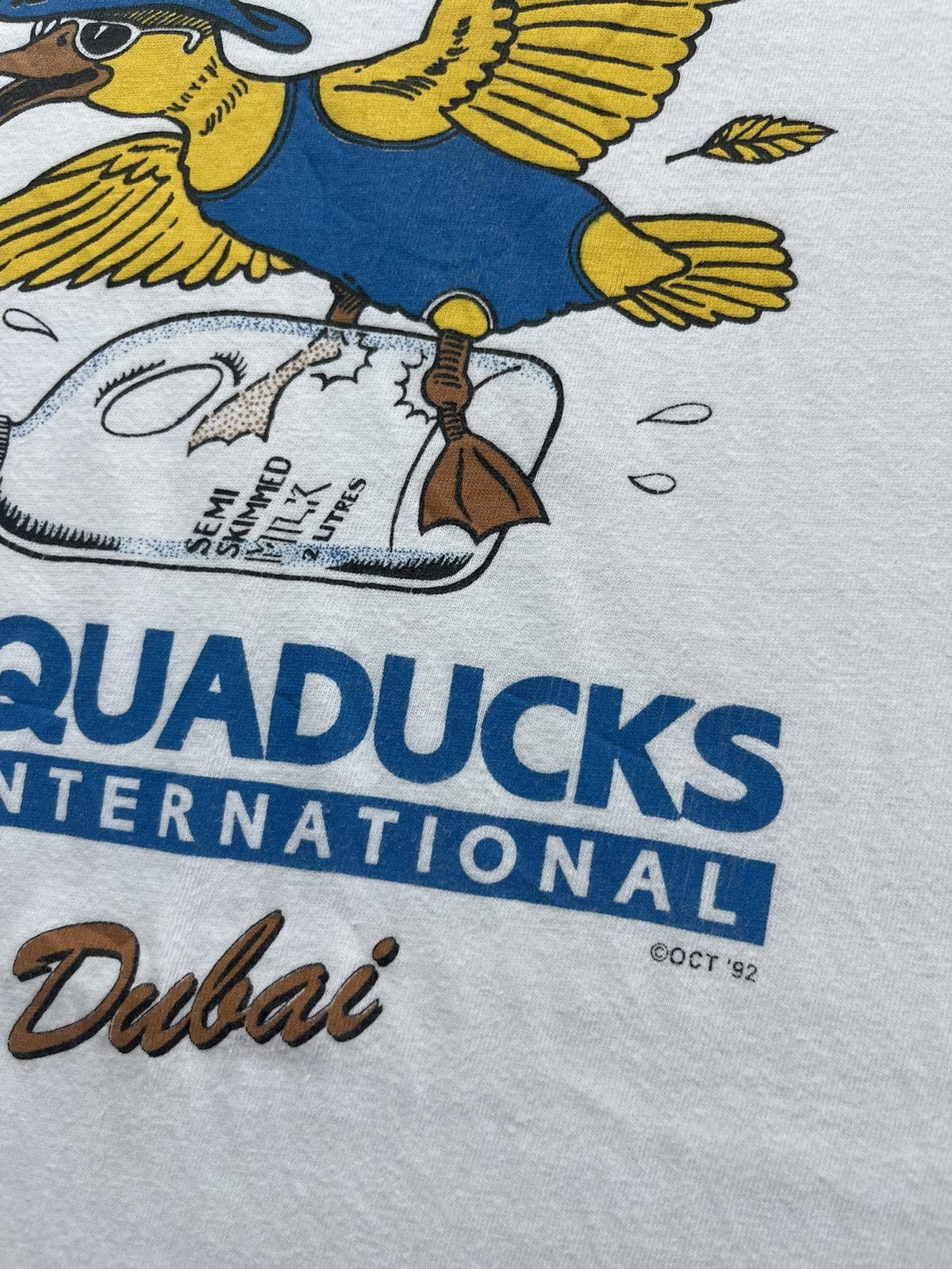 Vintage Vintage AQUADUCKS INTERNATIONAL 1992’s company Tshirt Size US XXL / EU 58 / 5 - 6 Thumbnail