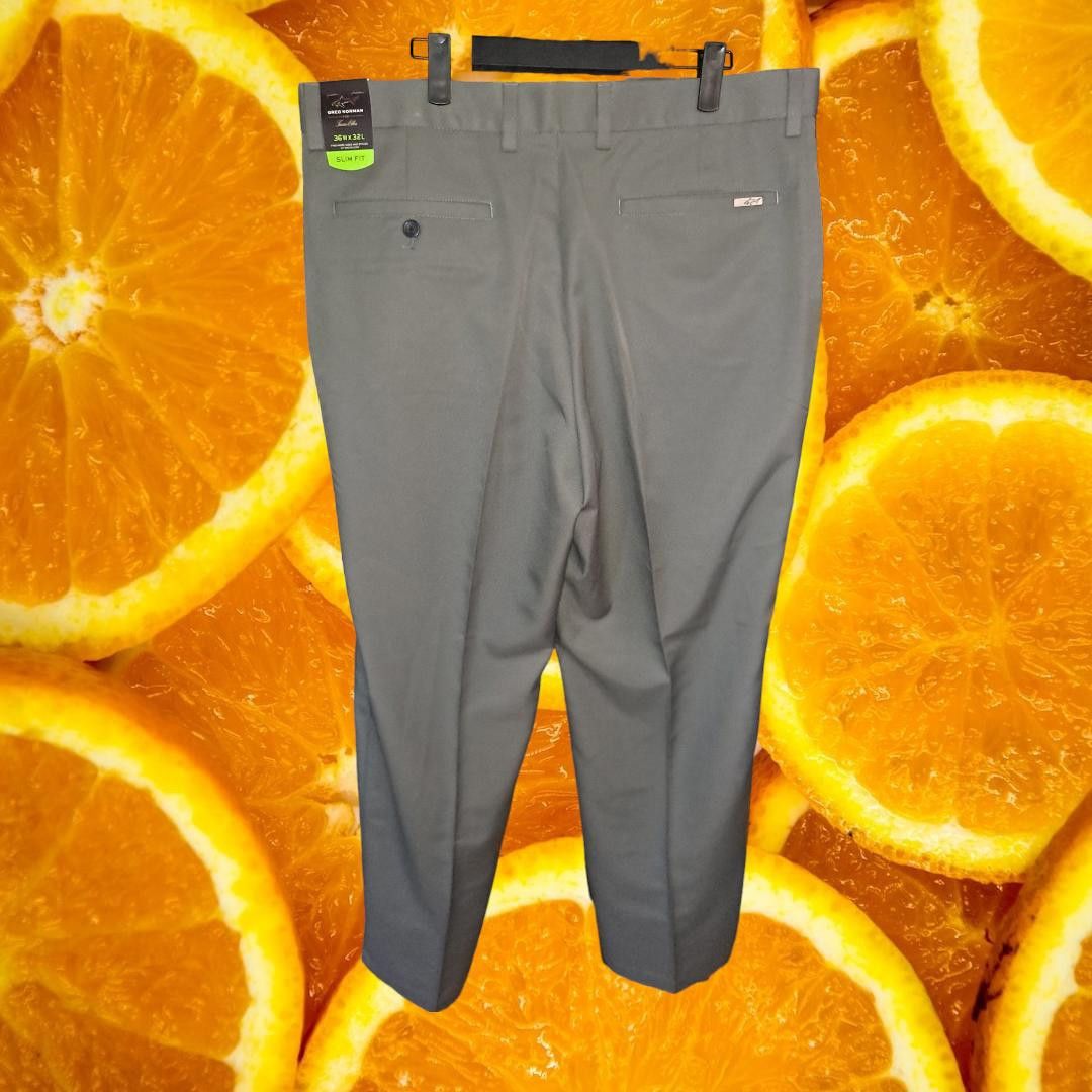Greg Norman New Greg Norman Tasso Elba Slim Fit Moisture Wicking Gray Pa Size US 36 / EU 52 - 9 Thumbnail