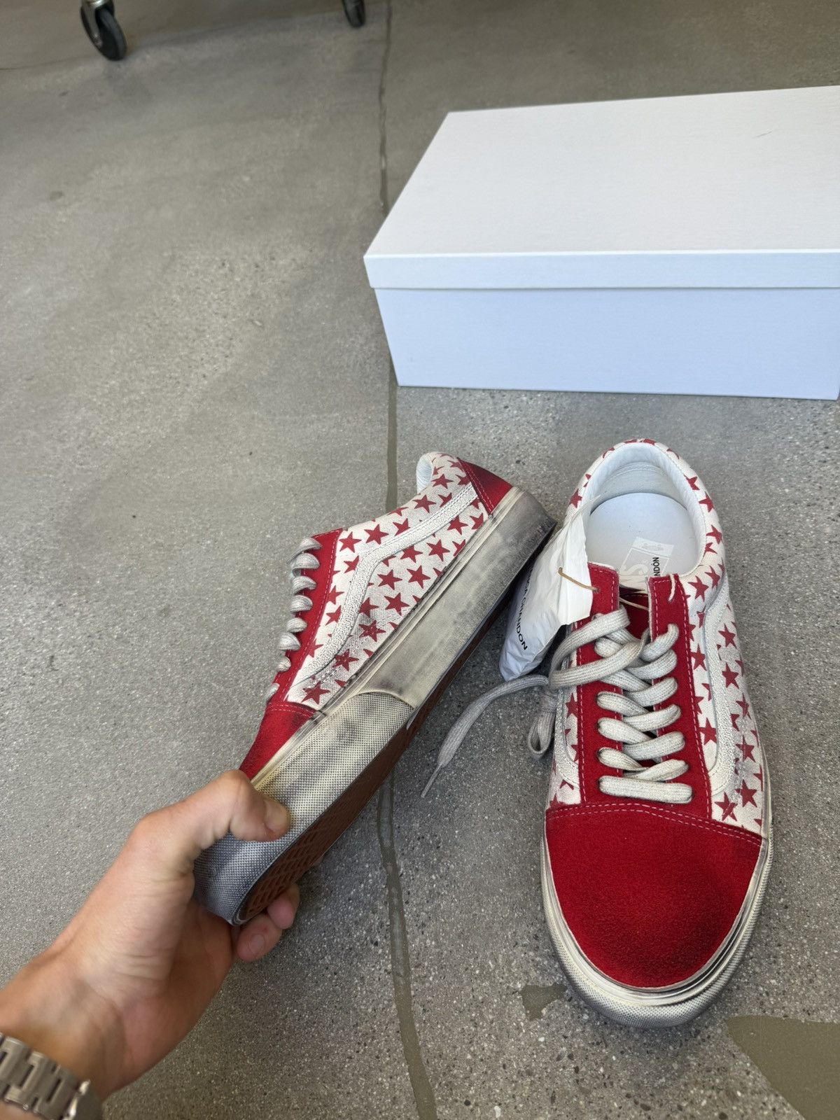 BIANCA CHANDON × Vans VANS BIANCO CHANDON DISTRESSED VANS Size US 12 / EU 45 - 6 Thumbnail