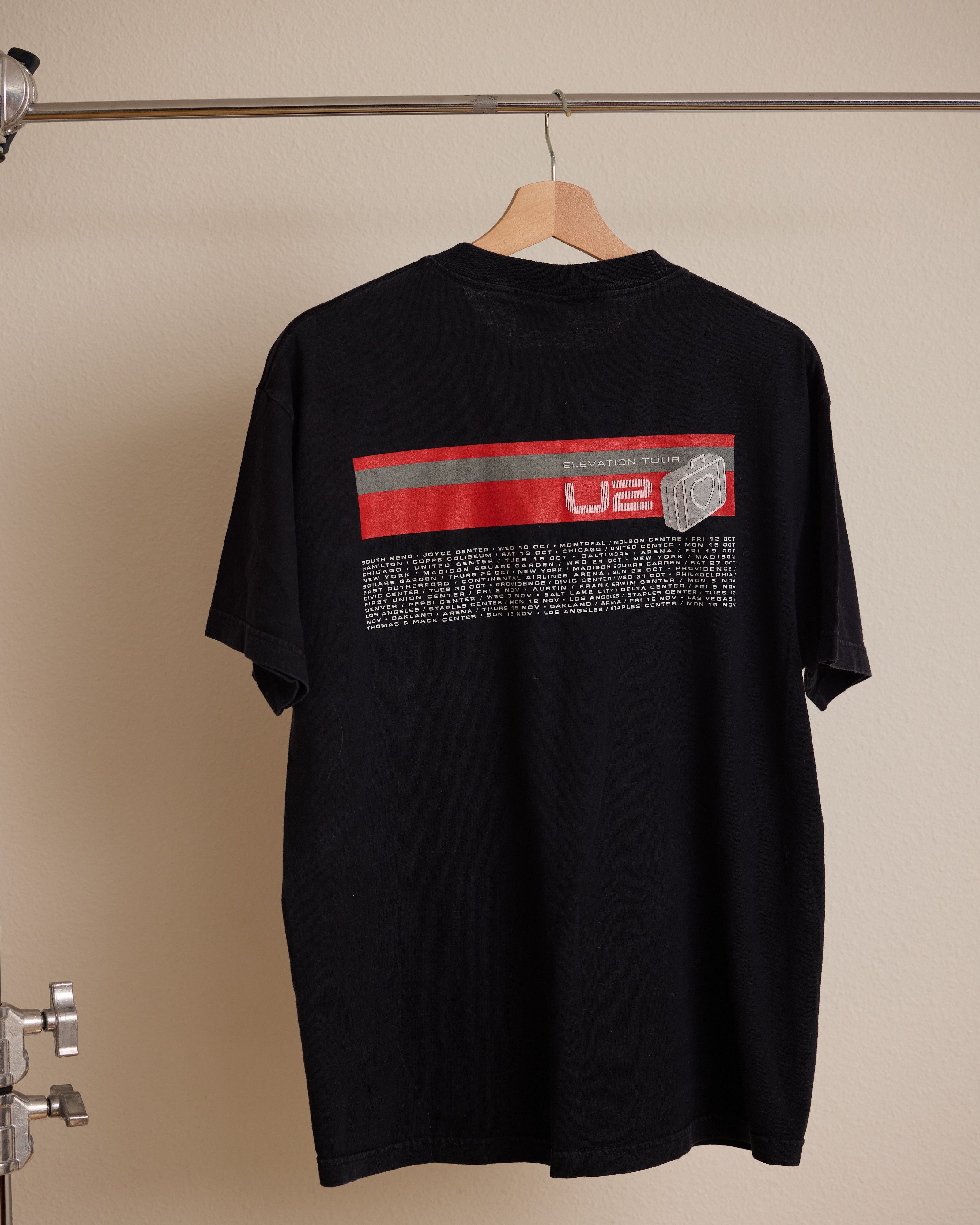 Vintage Vintage 2000's U2 Elevation Tour T-Shirt Size US L / EU 52-54 / 3 - 3 Thumbnail