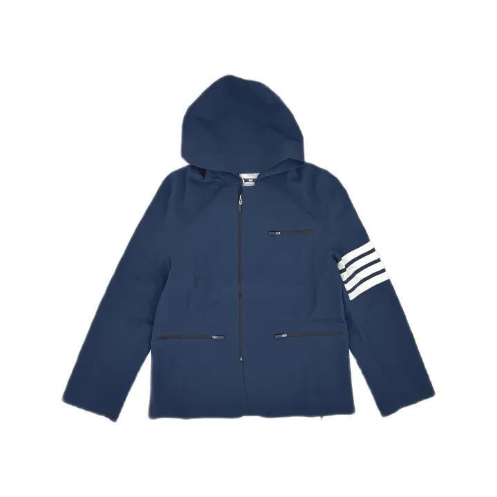 Thom Browne Thom Browne Striped Hooded Jacket for Men -2507 Size US L / EU 52-54 / 3 - 8 Thumbnail