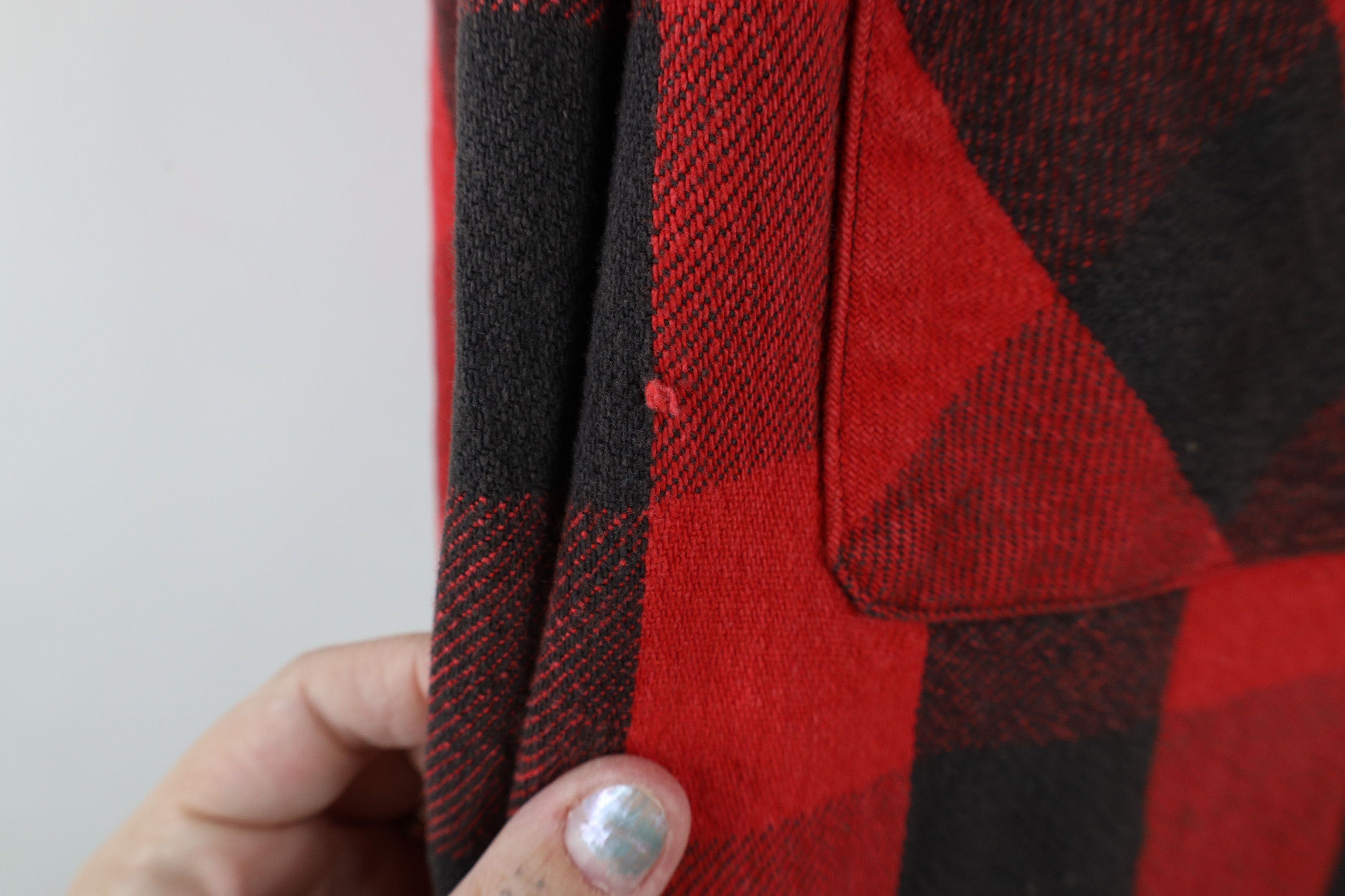 FiveBrother × Vintage Vintage 90s Five Brother Heavyweight Flannel Button Shirt Size US L / EU 52-54 / 3 - 6 Thumbnail