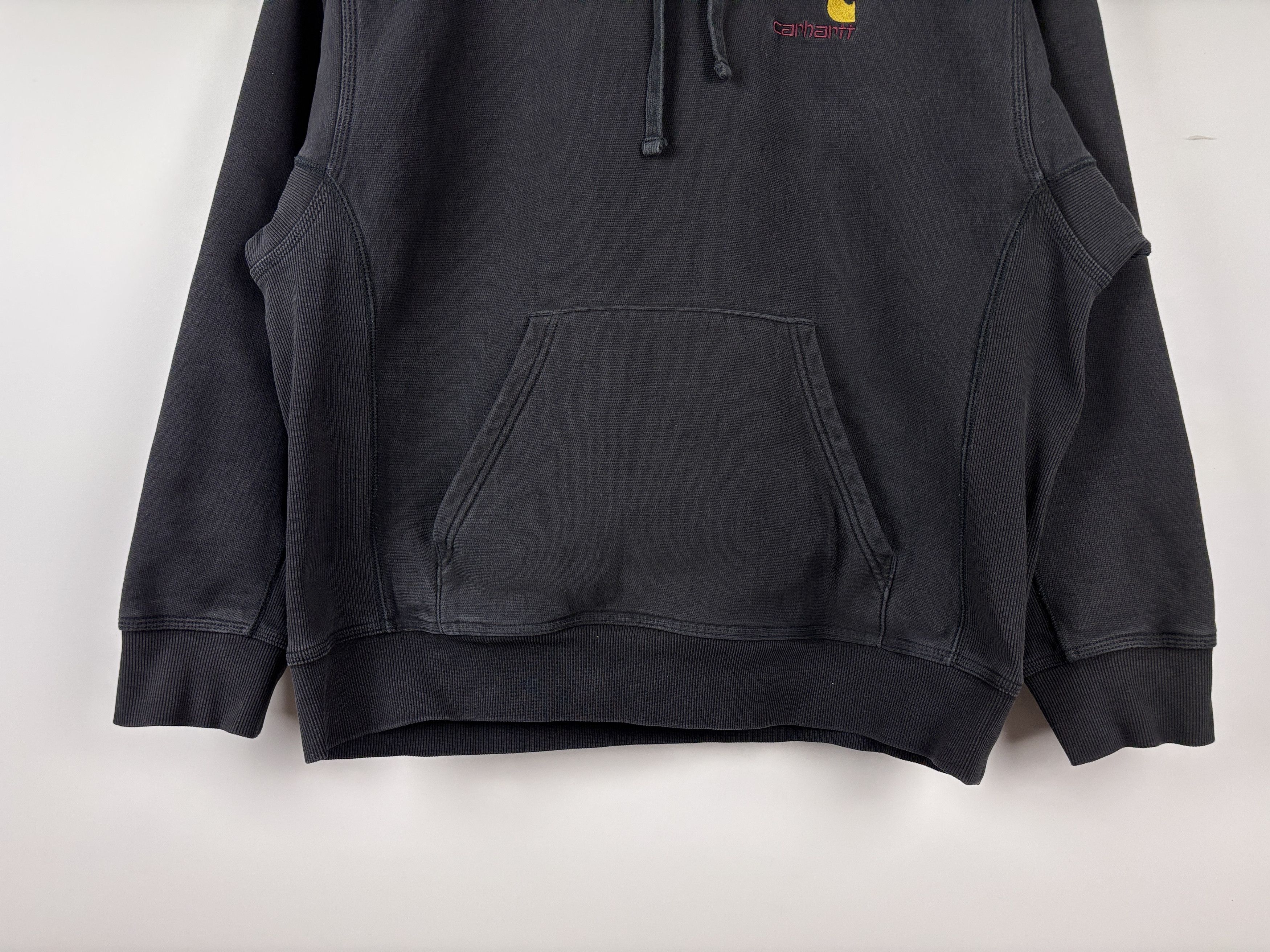 Carhartt × Carhartt Wip Carhartt WIP American Script Sweat Pullover Hoodie Black L Size US L / EU 52-54 / 3 - 3 Thumbnail