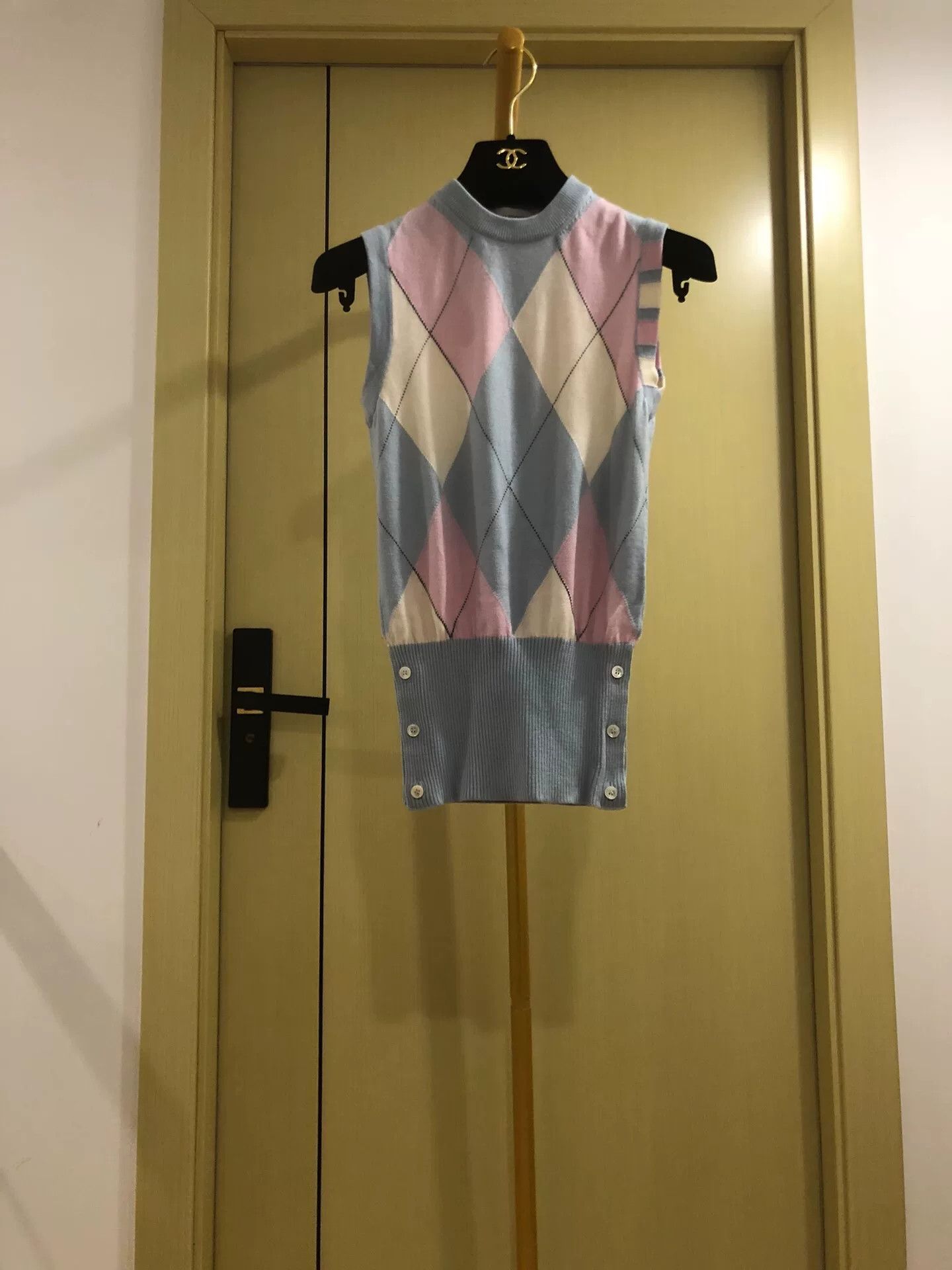 Thom Browne Thom Browne Argyle Knit Vest Size S / US 4 / IT 40 - 1 Thumbnail