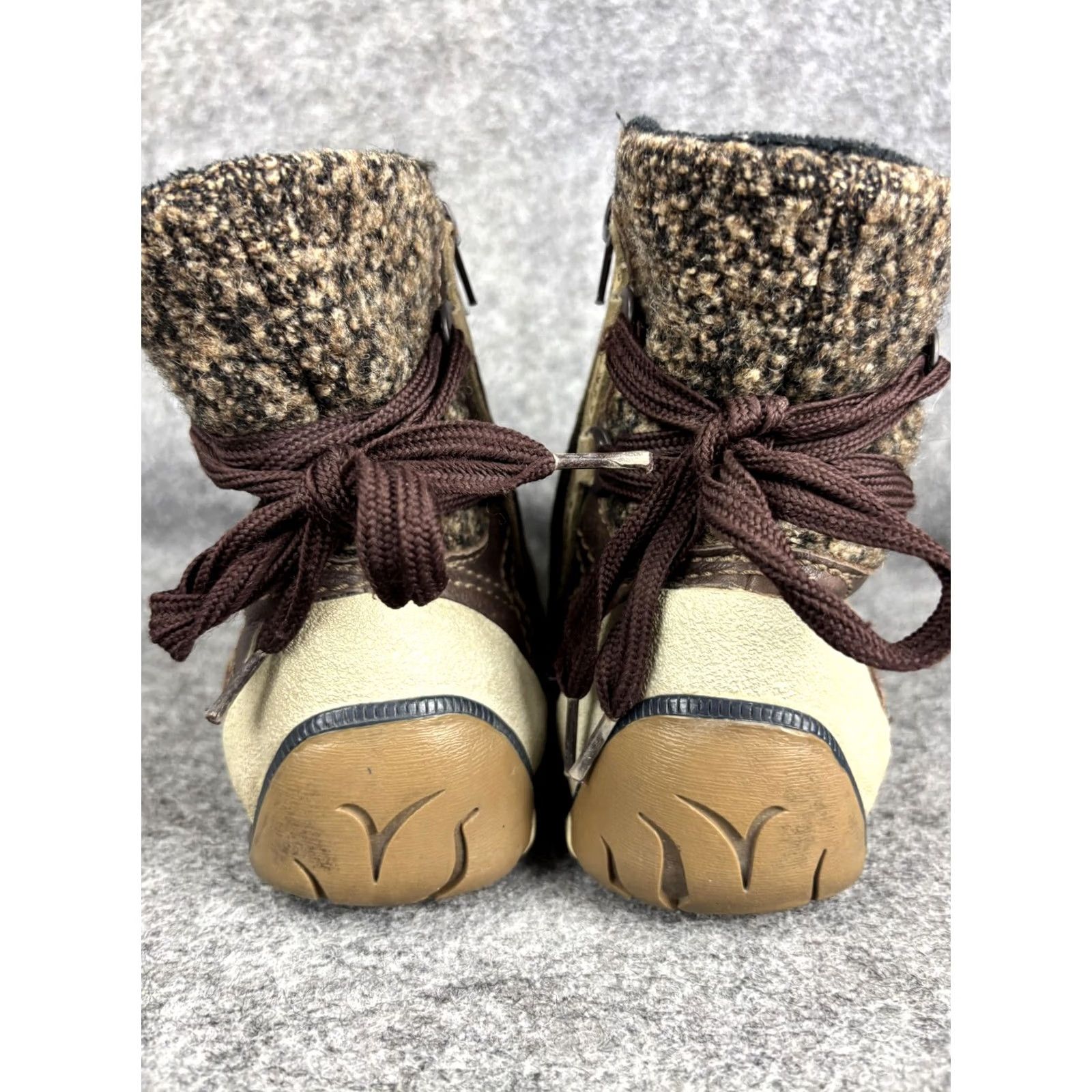 Merrell Merrell Puffin Mtn Womens Boots Winter Brown Suede Ankle 9.5 Zip Non-Slip Lined Insulated Snow Booties Size US 10 / IT 40 - 7 Thumbnail