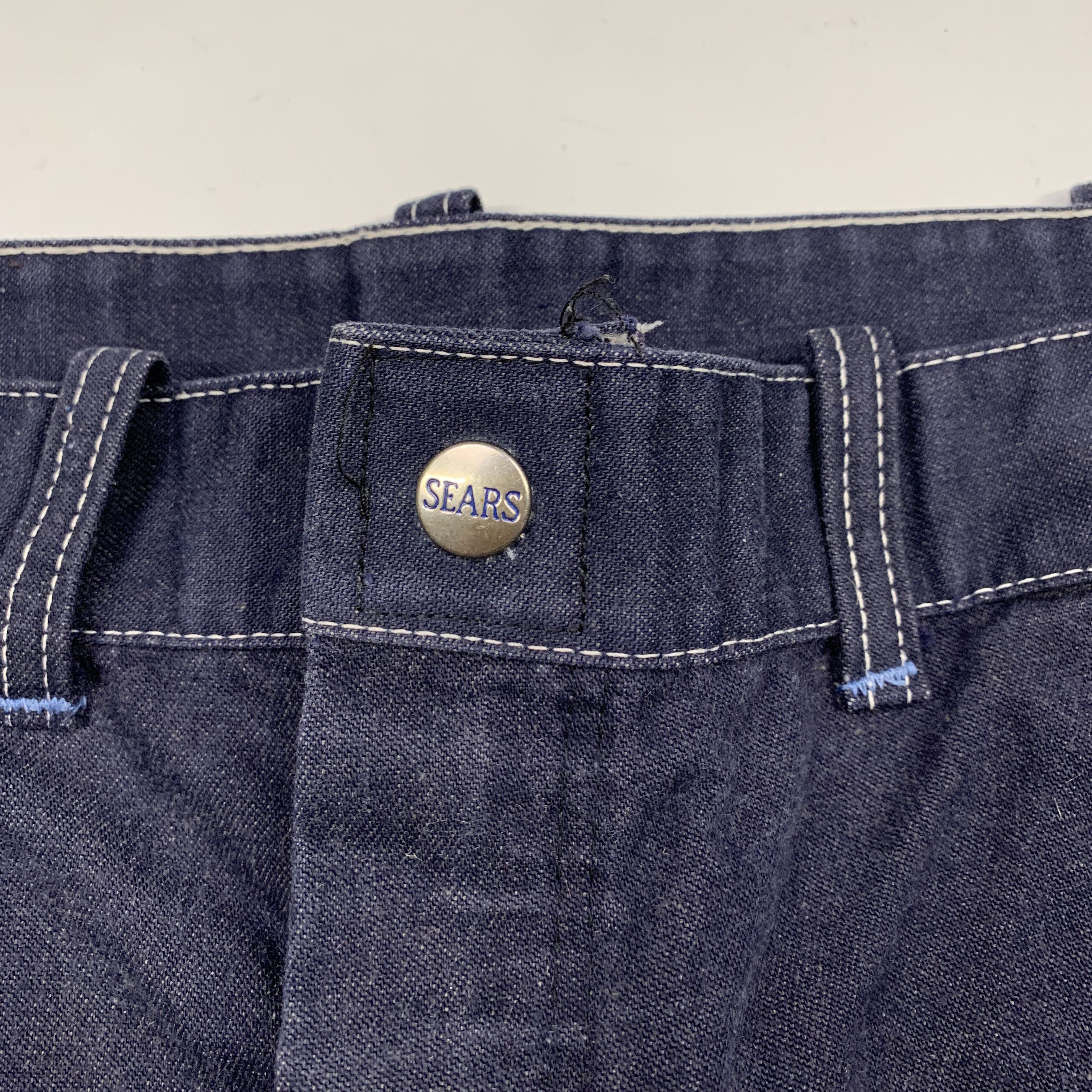 Vintage 70s Sears Carpenter / Work Pants Perma-Prest (Union Made) Size US 39 - 4 Thumbnail