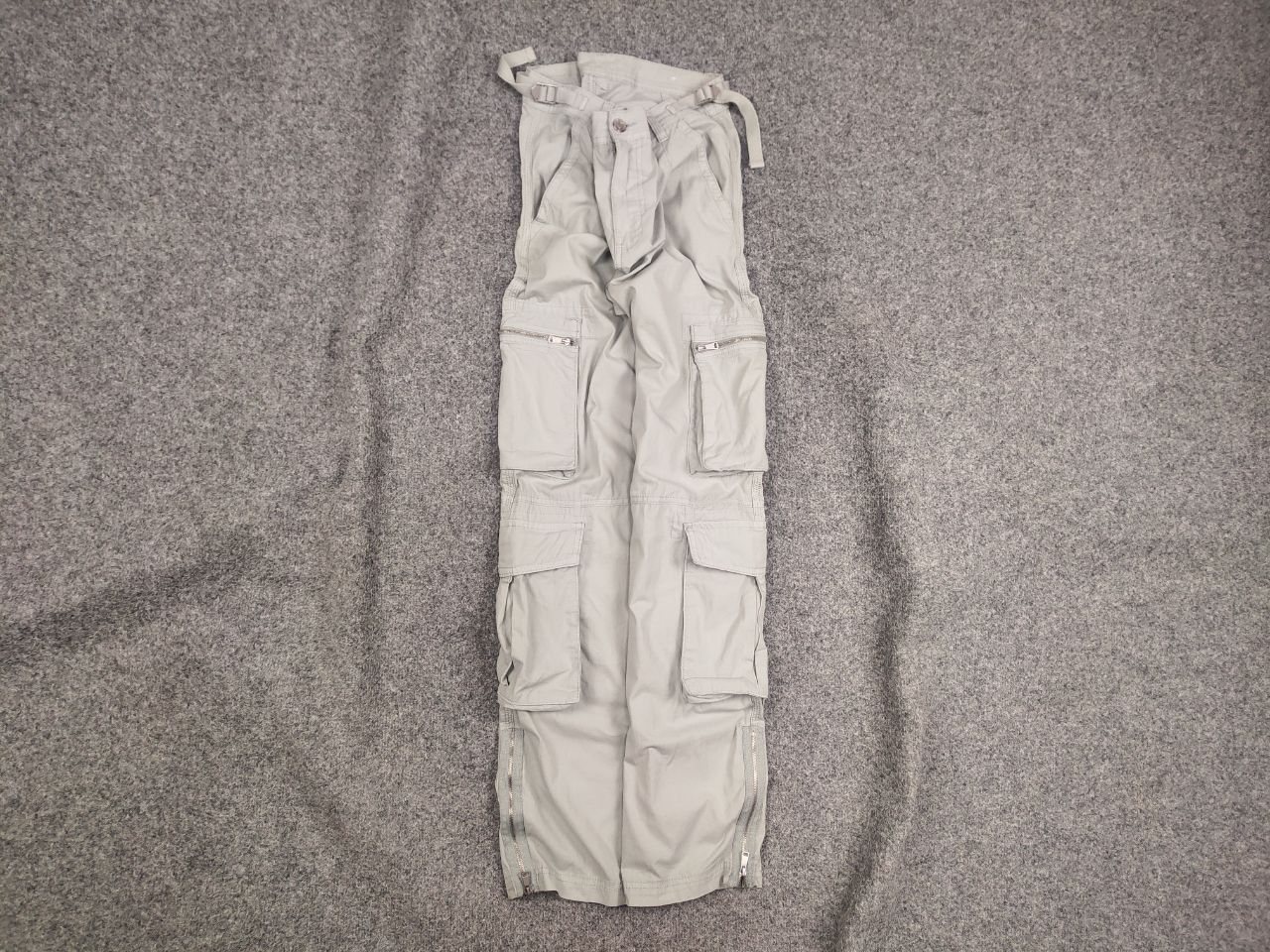 If Six Was Nine Baggy Zip Cargo If Six Was Nine Style Parachute Y2K Pants Size US 31 - 1 Thumbnail