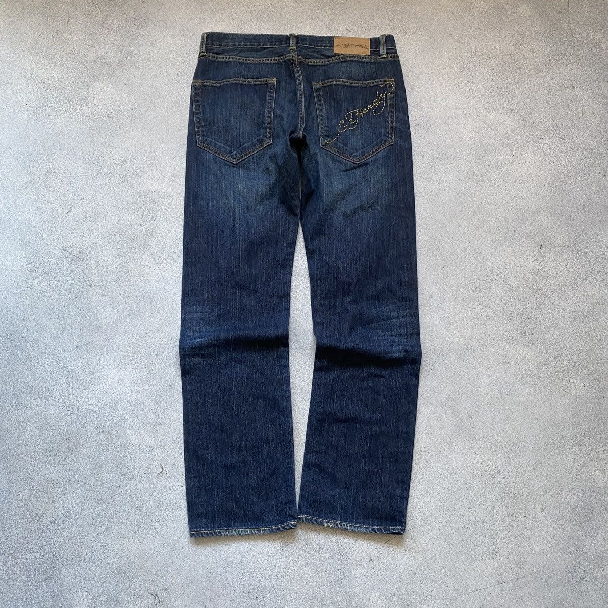 Ed Hardy Vintage Ed Hardy Jeans Baggy Japanese Y2K Size US 34 / EU 50 - 1 Thumbnail