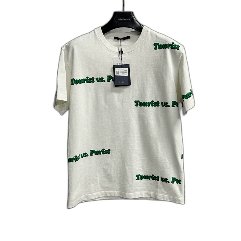 Louis Vuitton Louis Vuitton White Letter Graphic Short Sleeve T-Shirt Size US M / EU 48-50 / 2 - 1 Thumbnail
