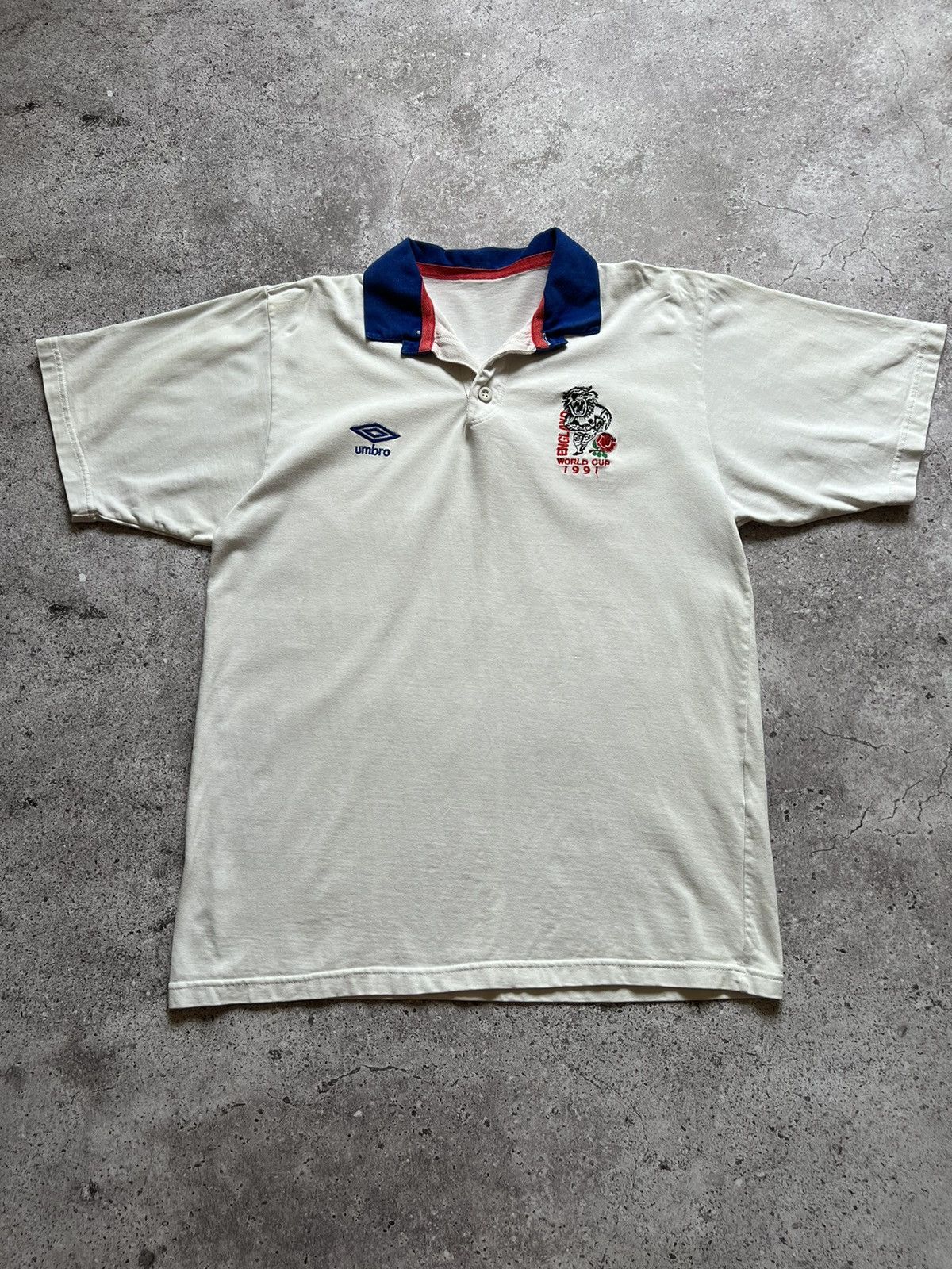Umbro × Vintage Vintage Umbro England Rugby 1991 World Cup T-shirt Size US M / EU 48-50 / 2 - 2 Thumbnail