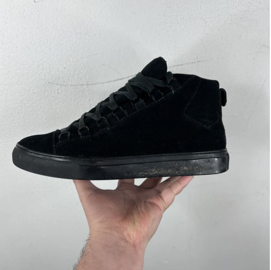Balenciaga BALENCIAGA ARENA BLACK SUEDE 🖤42-44 Size US 9.5 / EU 42-43 - 8 Thumbnail