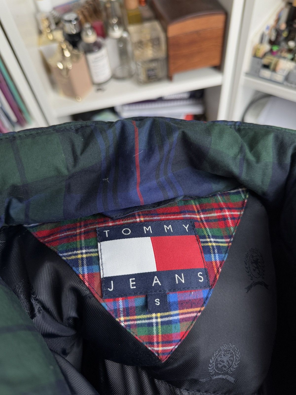Designer × Tommy Hilfiger × Tommy Jeans Tommy Jeans checked tartan boxy down puffer jacket S deisgner Size S / US 4 / IT 40 - 5 Thumbnail
