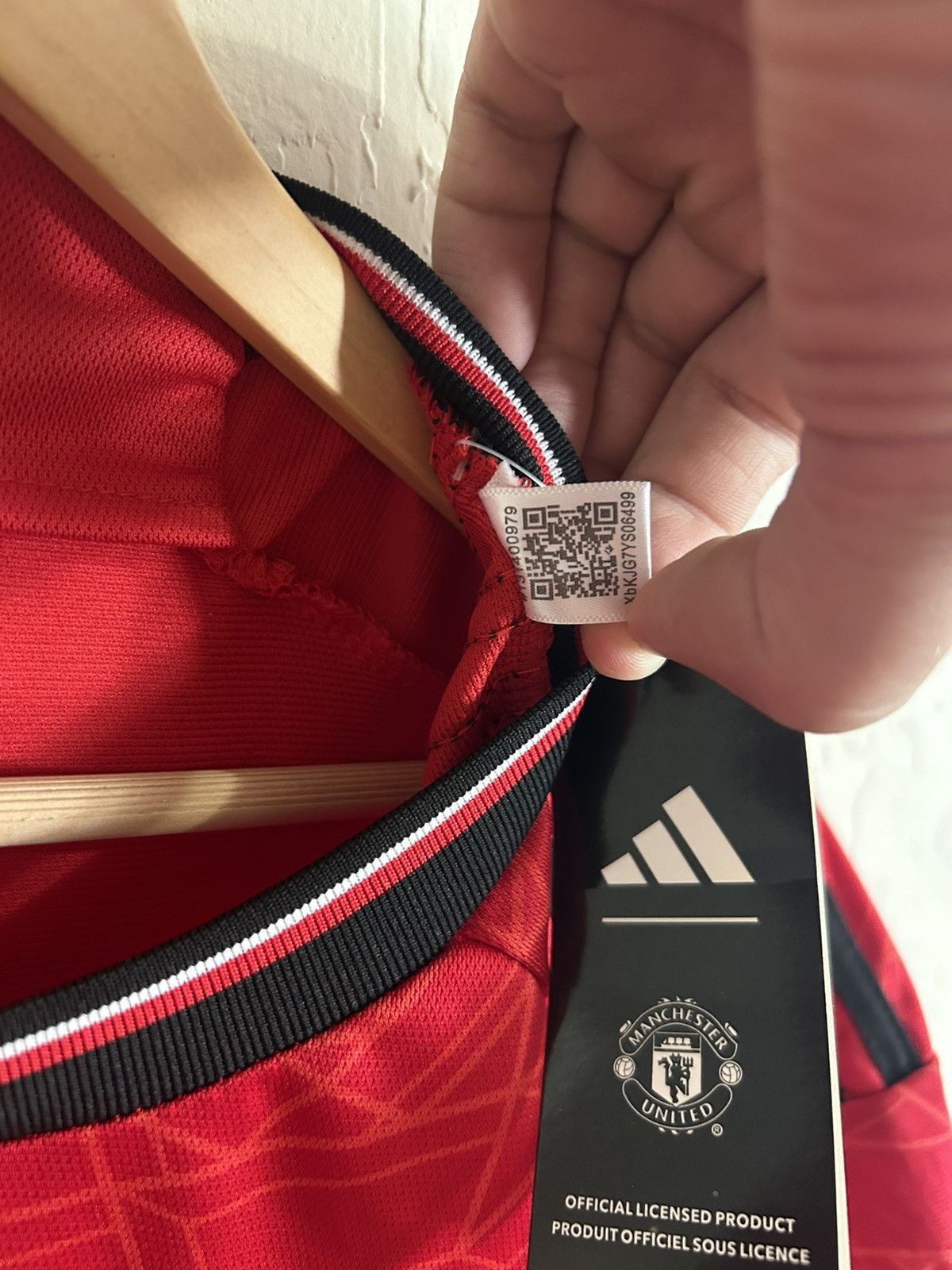 Adidas Manchester United 2023/2024 Home Adidas Rashford Jersey NWT Size US L / EU 52-54 / 3 - 4 Thumbnail