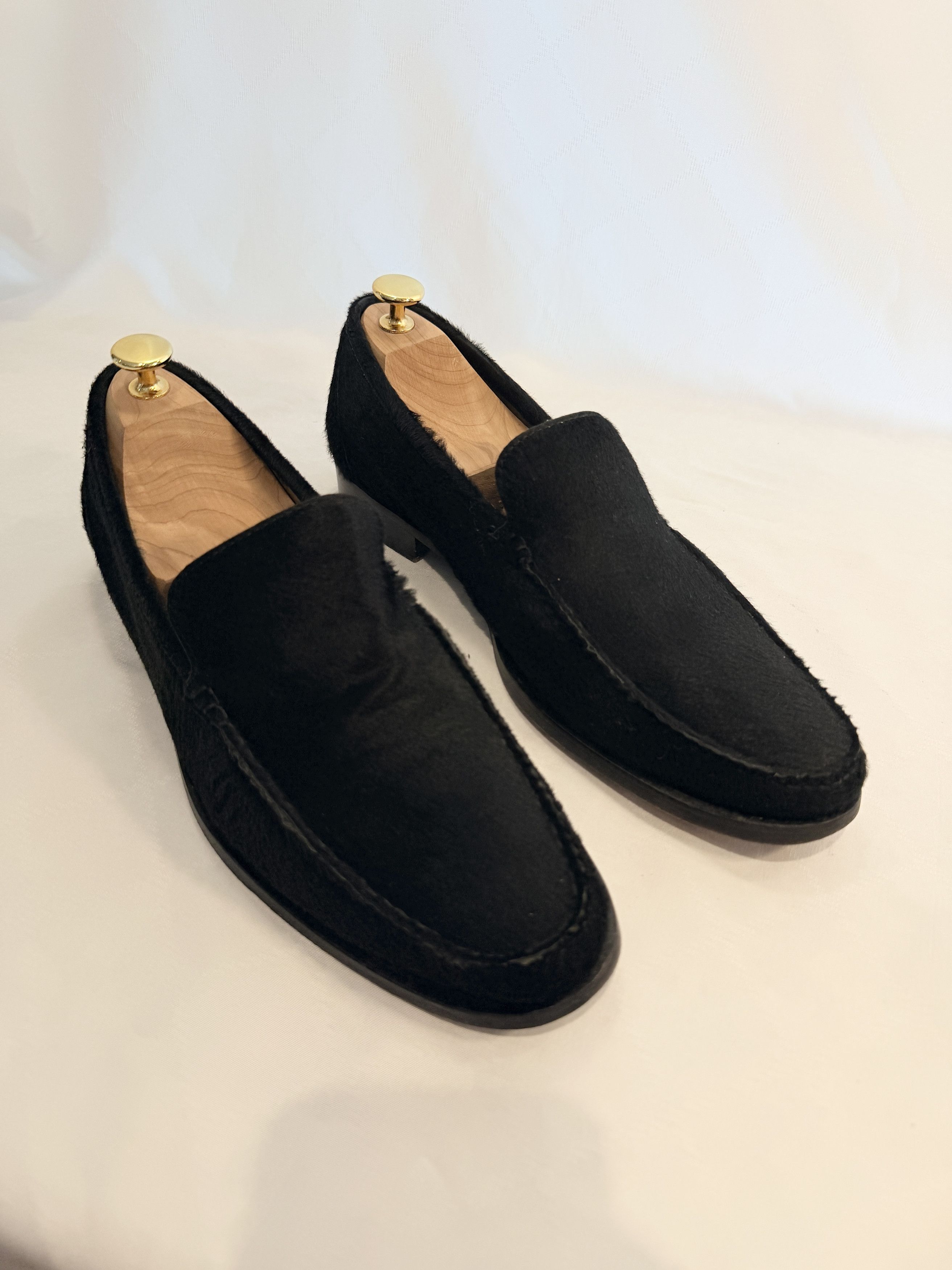 Billy Reid Billy Reid - Black Horsehair Loafers Size US 9 / EU 42 - 1 Thumbnail