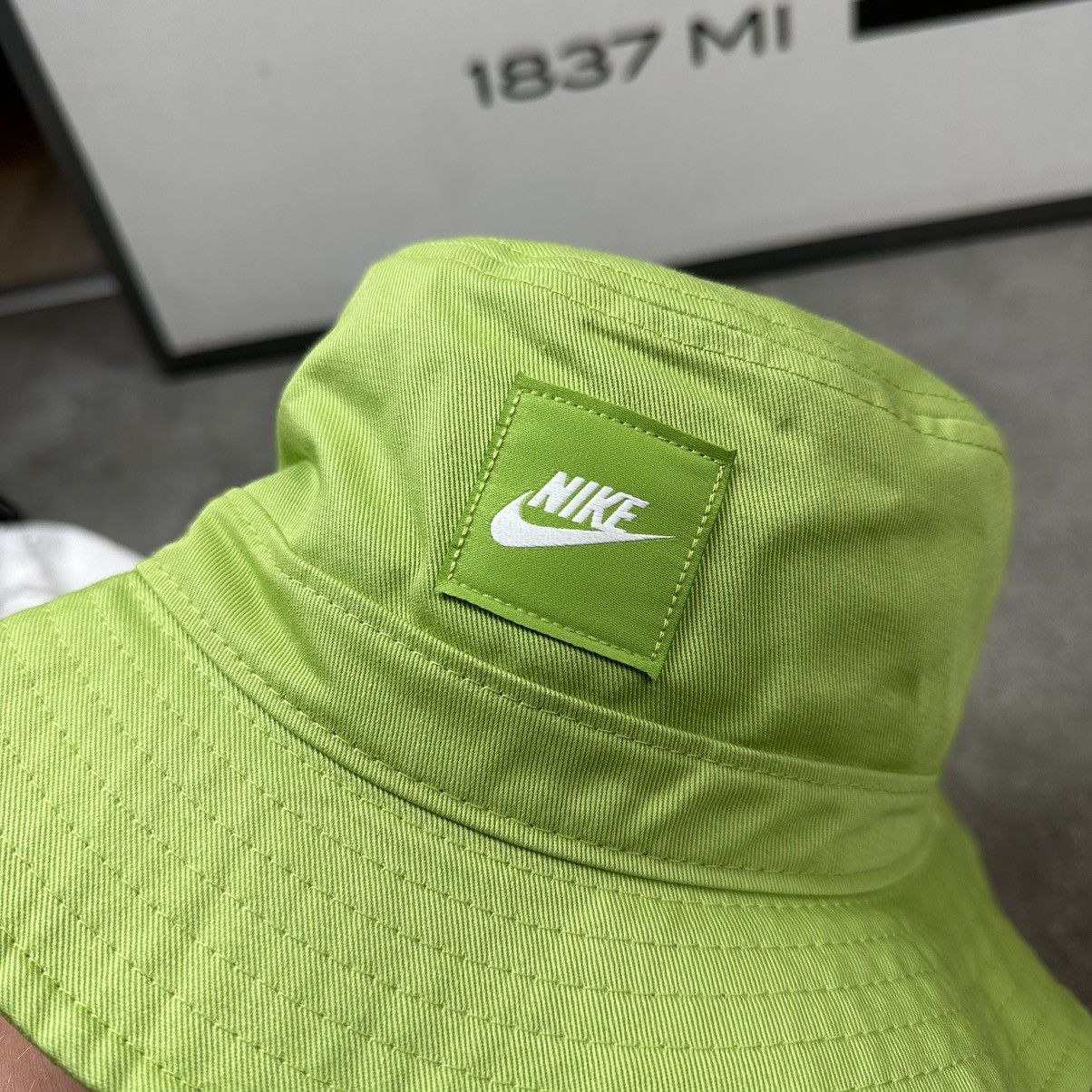 Nike × Streetwear × Vintage Nike bucket hat green swoosh