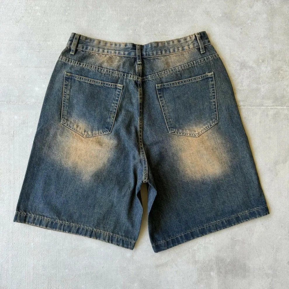 Other Navy Desert Wash Baggy Jorts Size US 33 - 2 Thumbnail