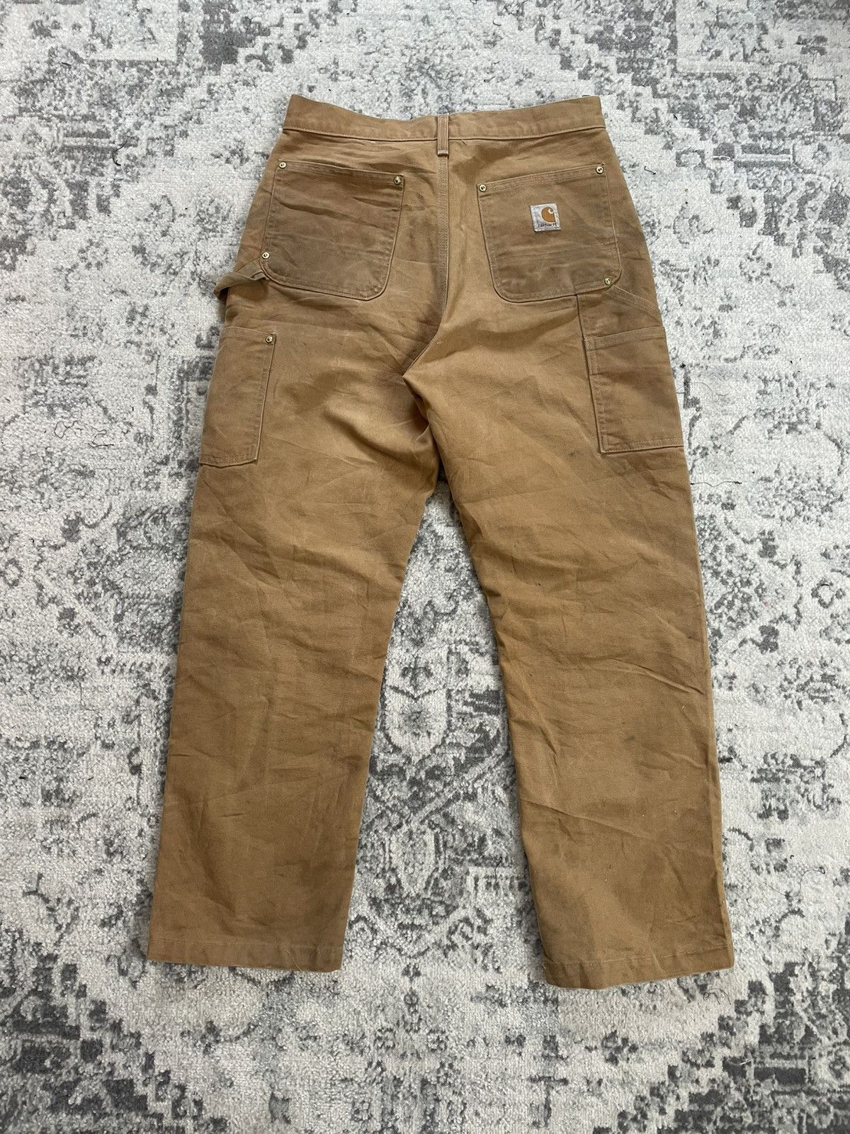 Carhartt Pantalon carhartt Double knee workwear vintage 30x34US Size US 30 / EU 46 - 1 Thumbnail