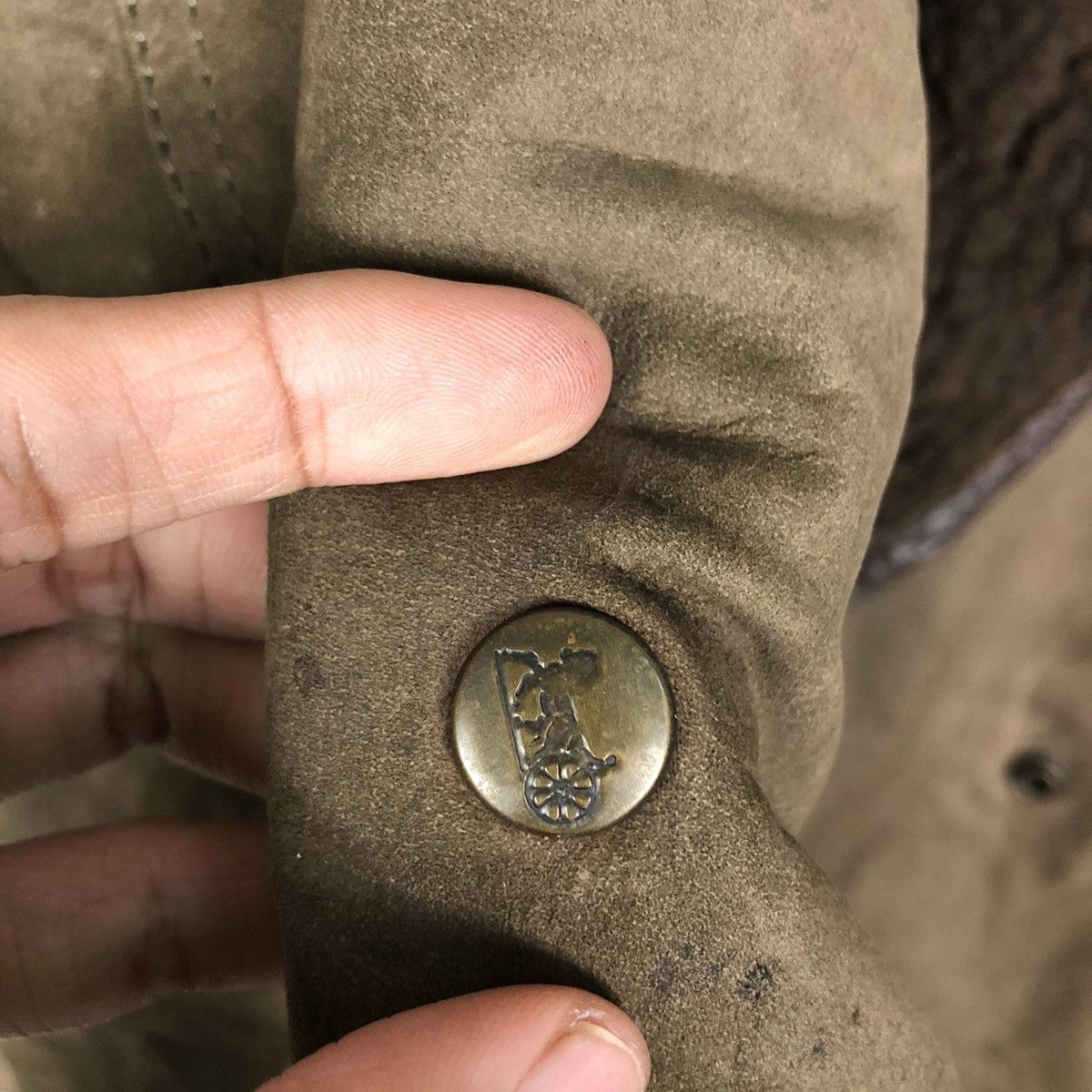 Japanese Brand 📌 Biker Leather Jacket Double Collar Shearling Issey Miyake Size US M / EU 48-50 / 2 - 17 Thumbnail