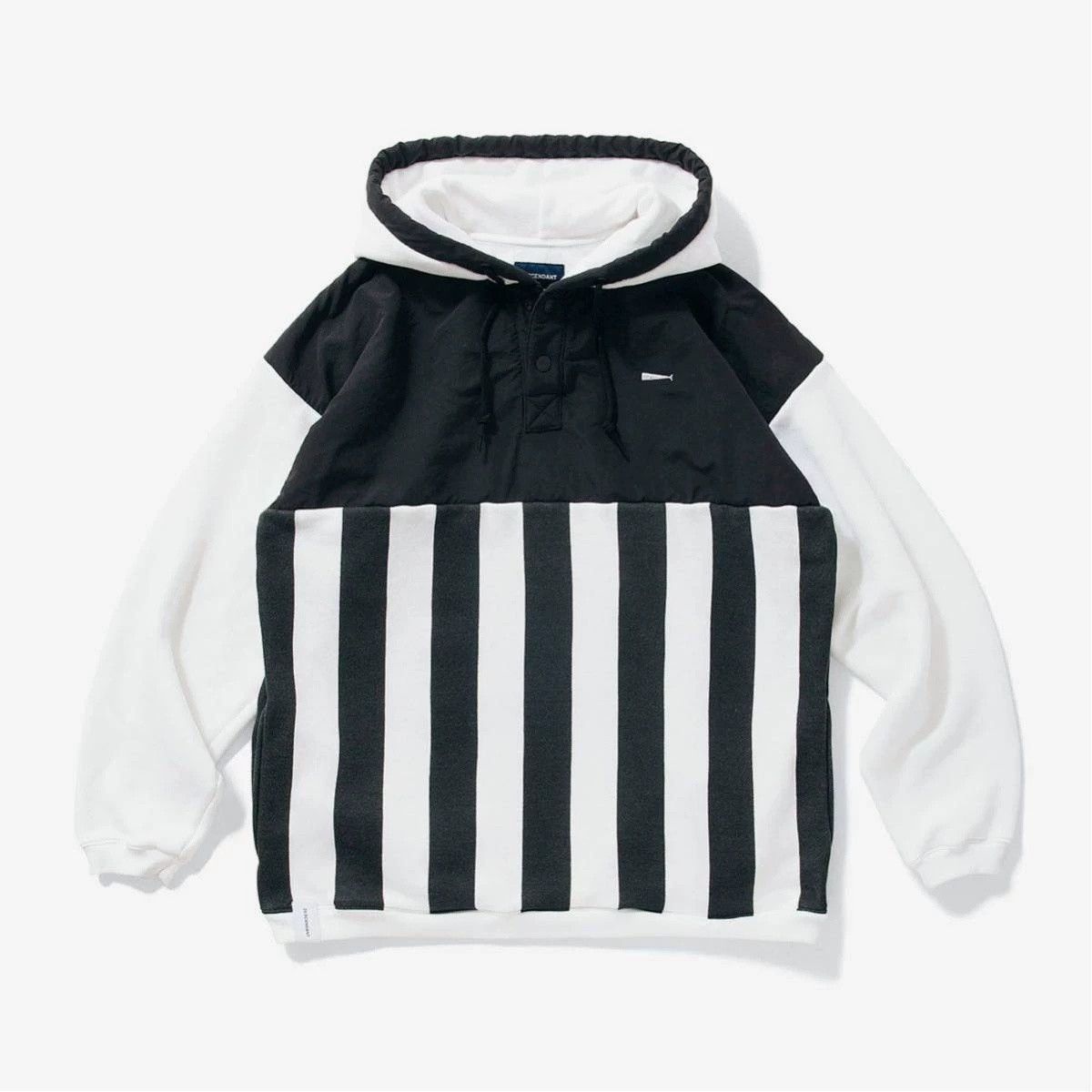 ★DESCENDANT★ BAJA STRIPE HOODED［M］ Descendant DESCENDANT BAJA STRIPE HOODED HALF-ZIP HOODIE NEW | Grailed