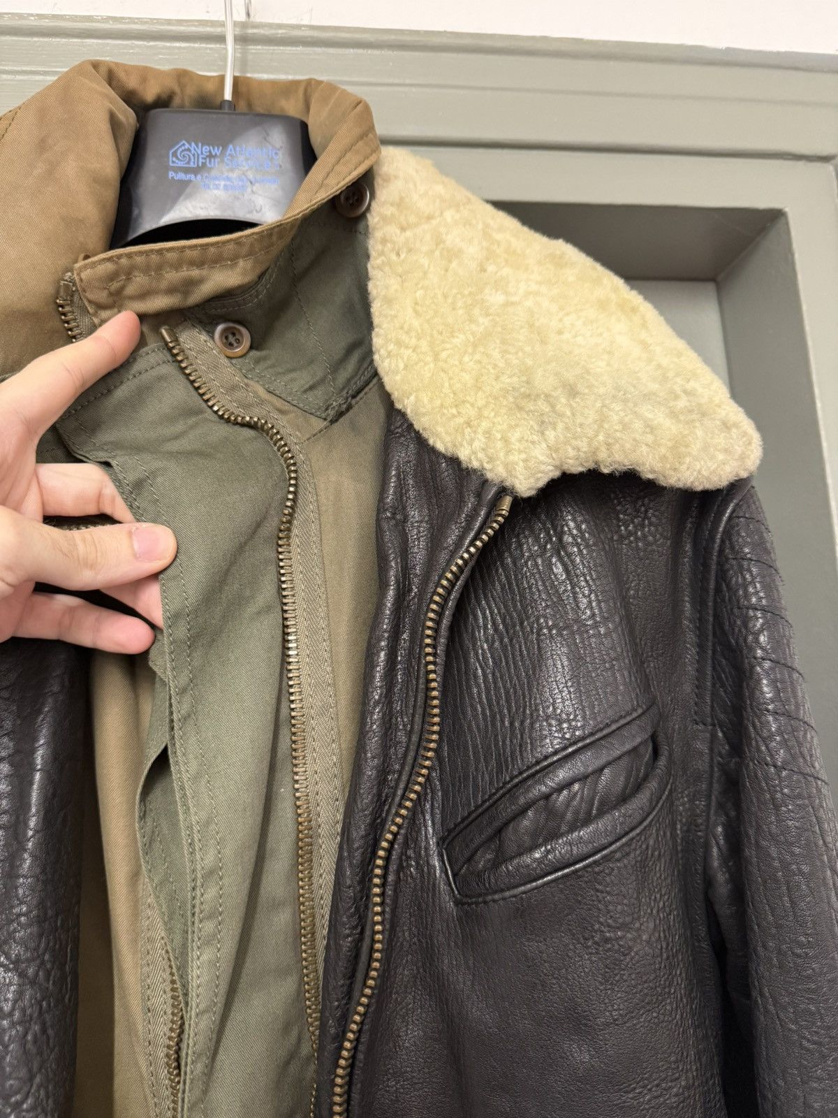 Dolce & Gabbana A/W2005 DOLCE & GABBANA HYBRID MILITARY SHEARLING JACKET Size US M / EU 48-50 / 2 - 2 Thumbnail