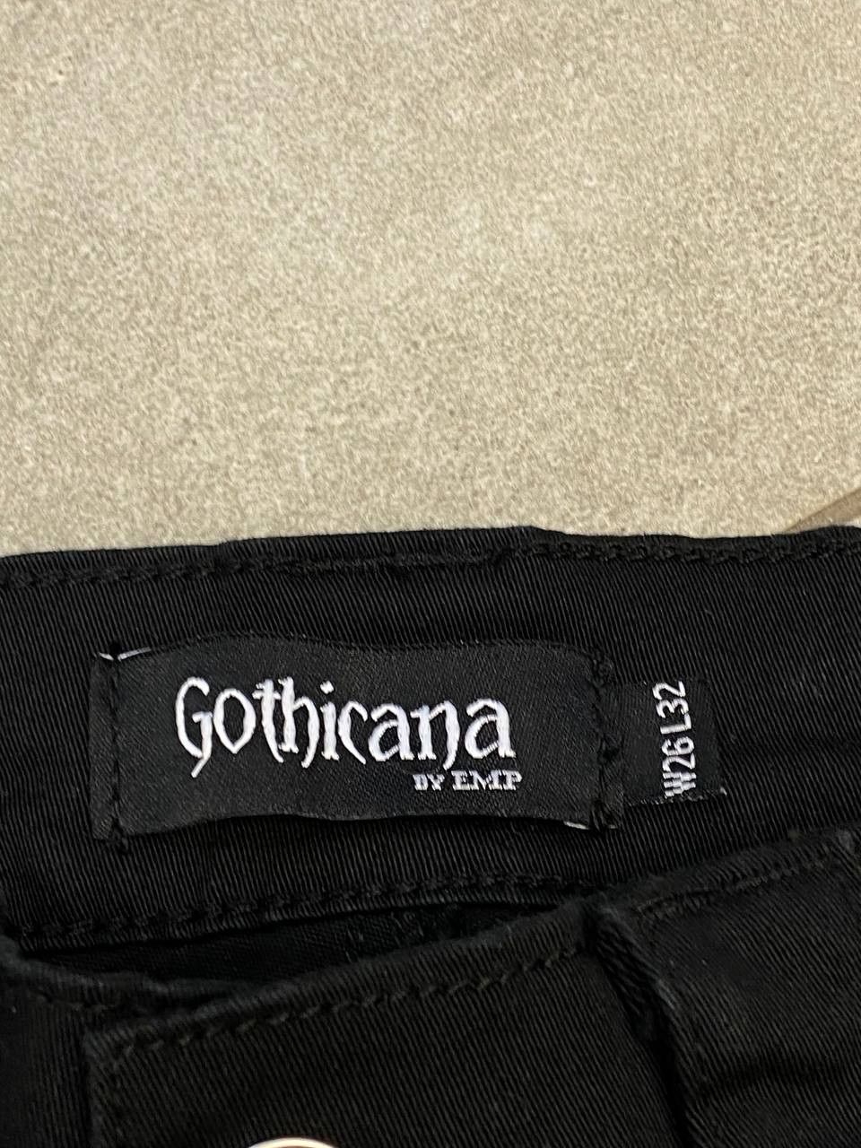 Other Gothicana by EMP Y2K Japanese Style Belted Zipper Slim Pants Size 27" / US 4 / IT 40 - 13 Thumbnail