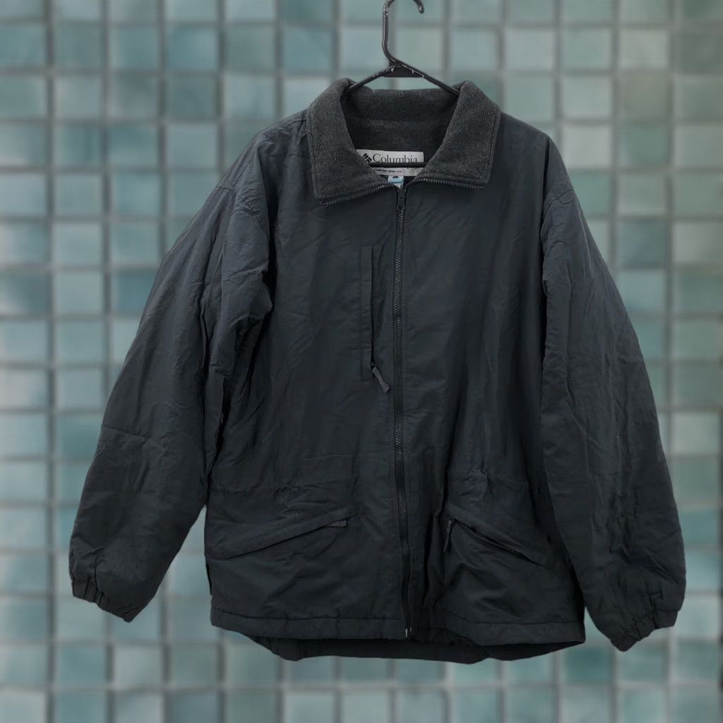 Vintage Columbia Jacket Womens Black Long Sleeve Pockets Fleece Full Zip Size L Size L / US 10 / IT 46 - 1 Thumbnail