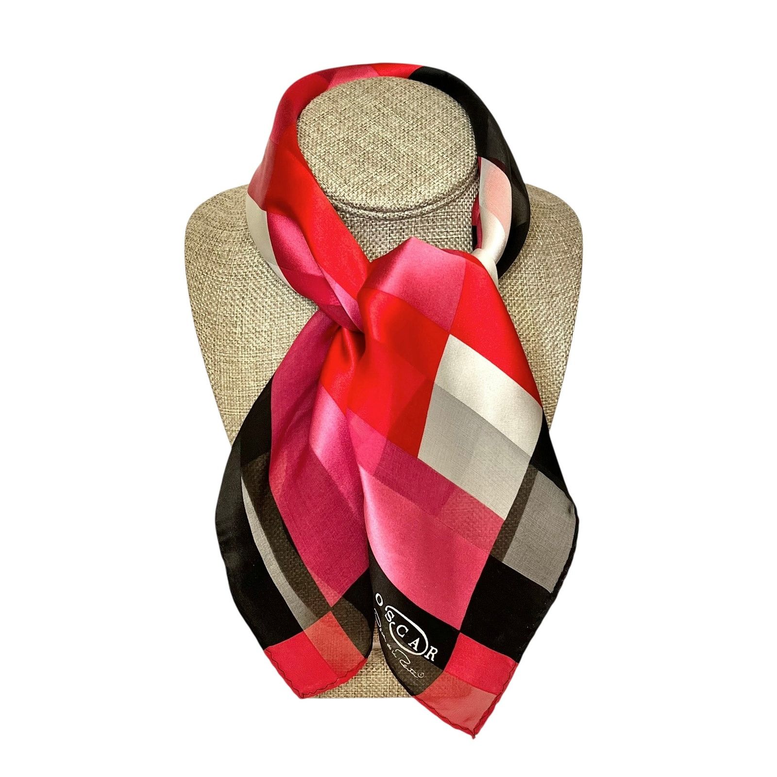 Oscar De La Renta Oscar by Oscar de la Renta Vintage Silk Square Scarf Set Size ONE SIZE - 3 Thumbnail