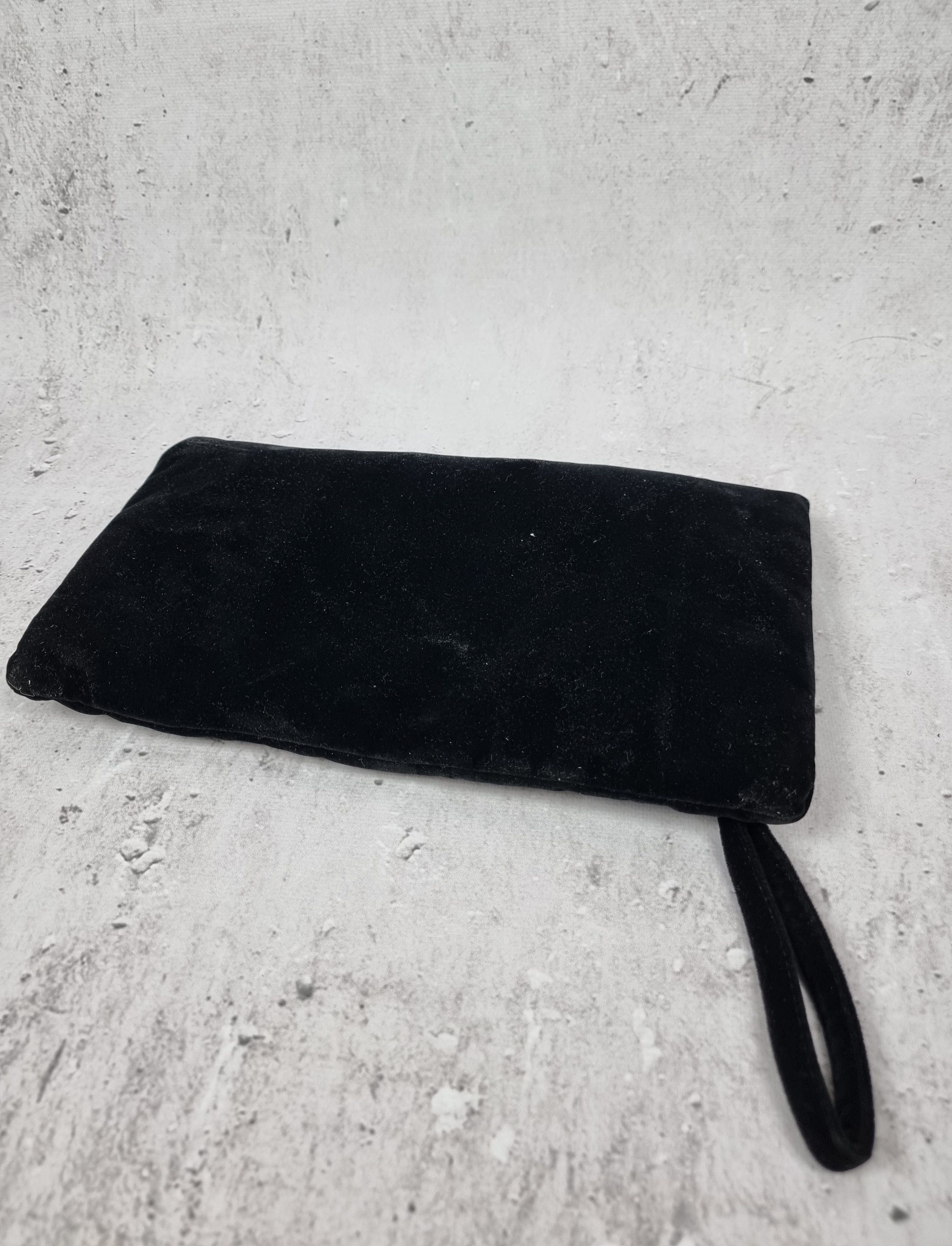 Carolina Herrera Carolina herrera velvet clutch bag velvet Size ONE SIZE - 3 Thumbnail