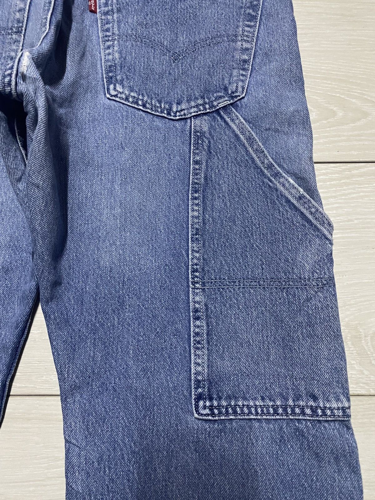 Levi's Vintage Levis 502 Y2K Carpenter Faded Wash Taperred Leg Jean Size US 32 / EU 48 - 8 Thumbnail