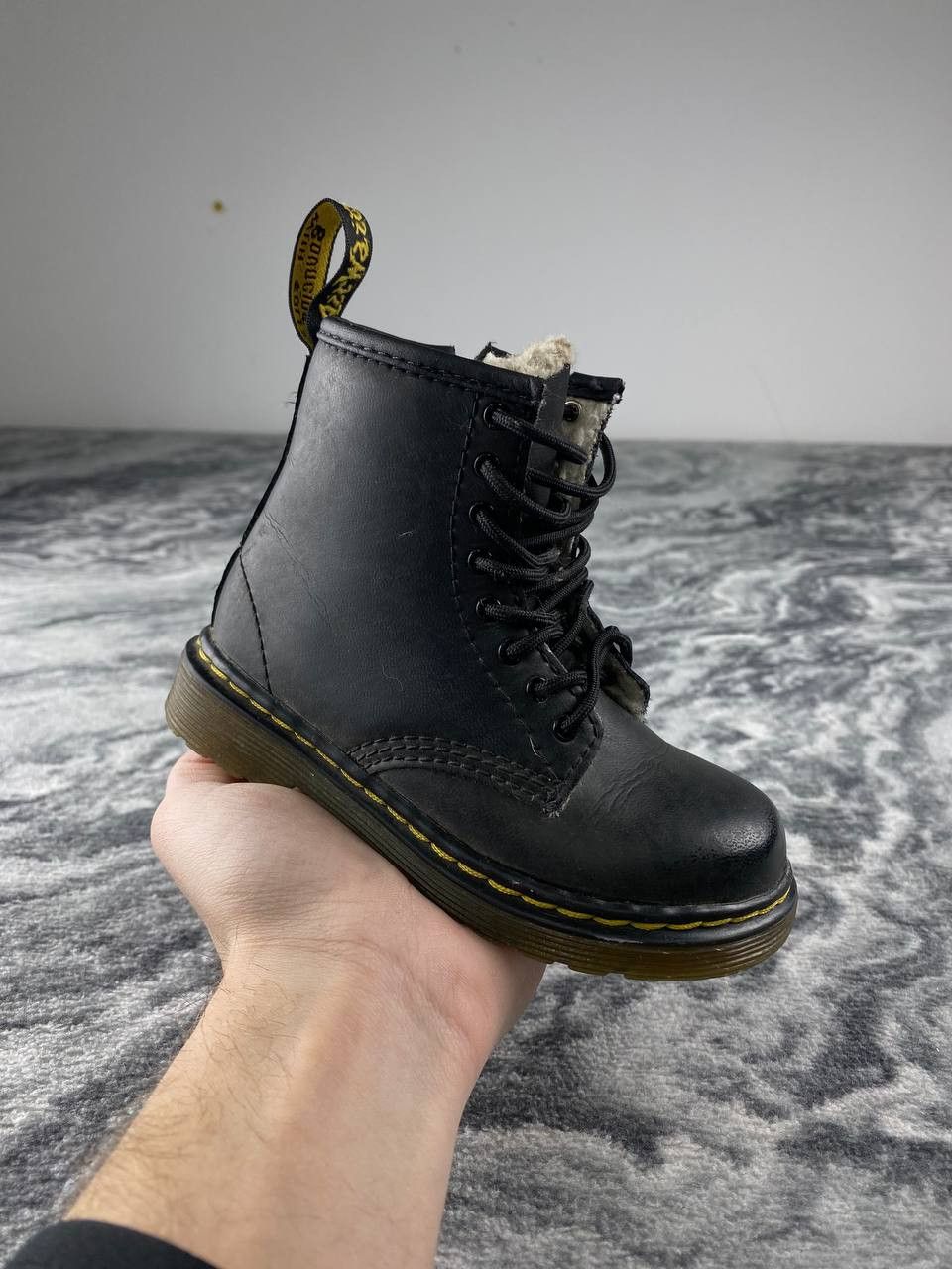 Dr. Martens Dr Martens Junior 1460 Softy T Leather Boots Size 24 Black Size US 5 / EU 37 - 7 Thumbnail