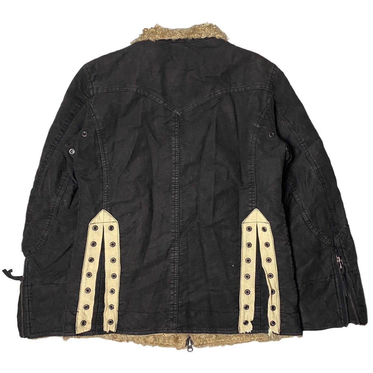 Nicole Club 2000's Nicole Club Fur Faux Bondage Jacket Size US M / EU 48-50 / 2 - 10 Thumbnail