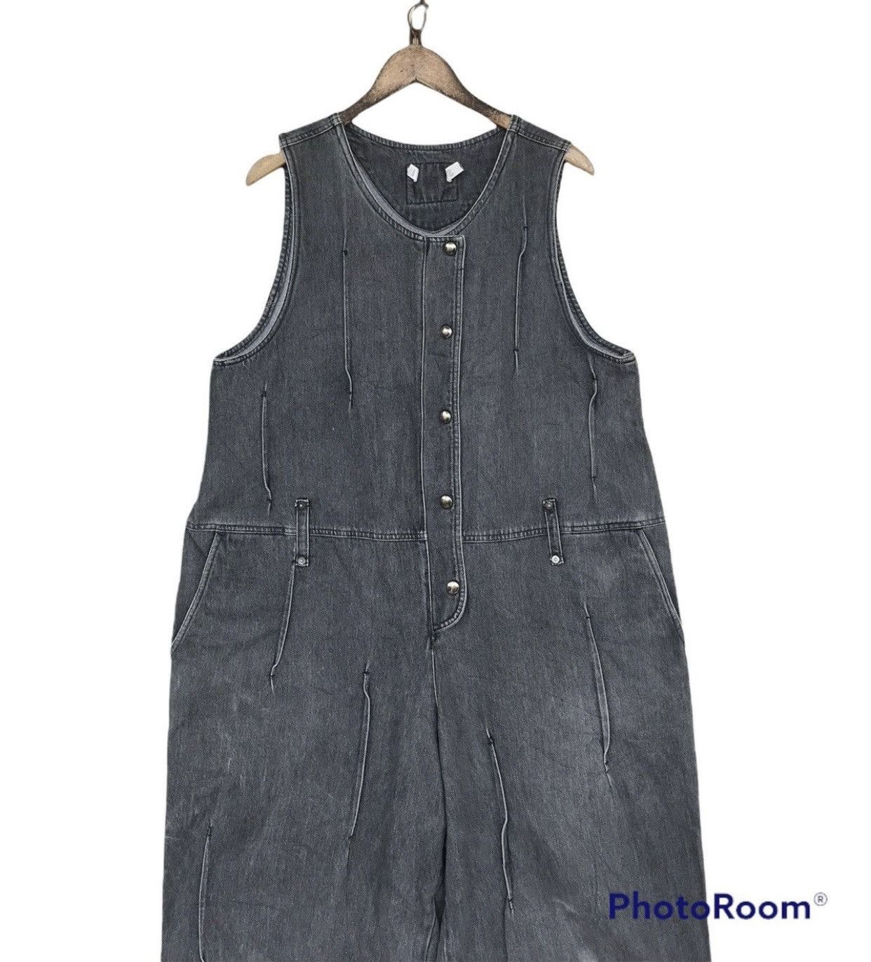Issey Miyake Vintage Rare🔥Issey Miyake Overalls Denim Size US 44 / EU 60 - 6 Thumbnail
