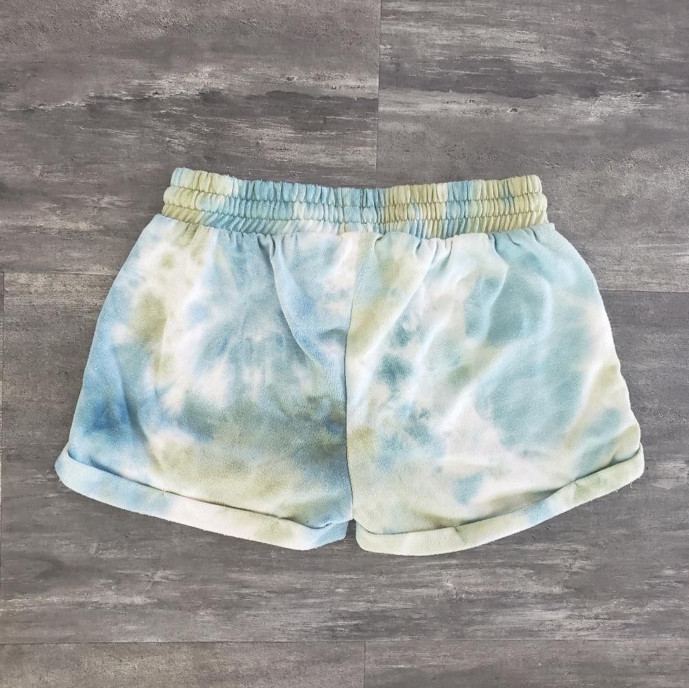 Designer Multicolored Tie Dyed LS Sweat Short Size 28" / US 6 / IT 42 - 2 Thumbnail