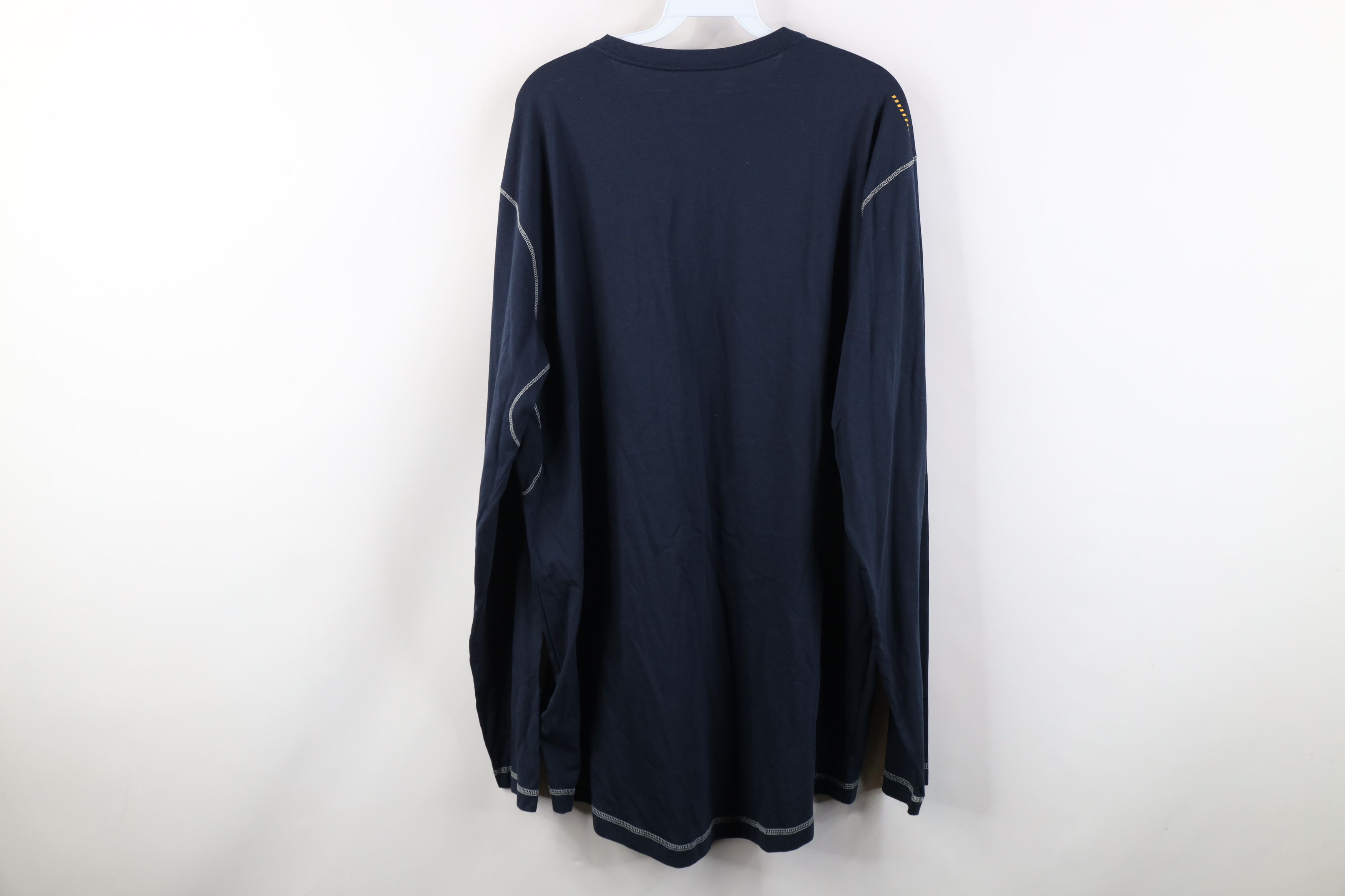 Ariat Ariat Rebar Long Sleeve Pocket T-Shirt Navy Blue Workwear Size US XL / EU 56 / 4 - 13 Thumbnail