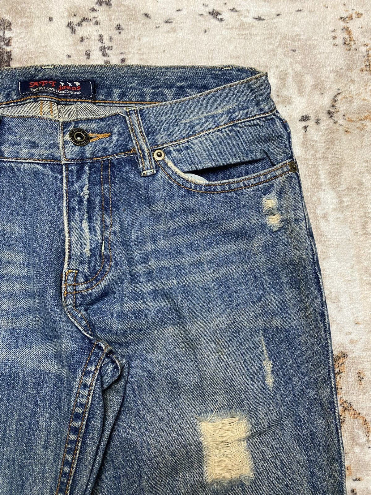 Hysteric Glamour Rusty Bootcut Distress Denim Size US 30 / EU 46 - 6 Thumbnail