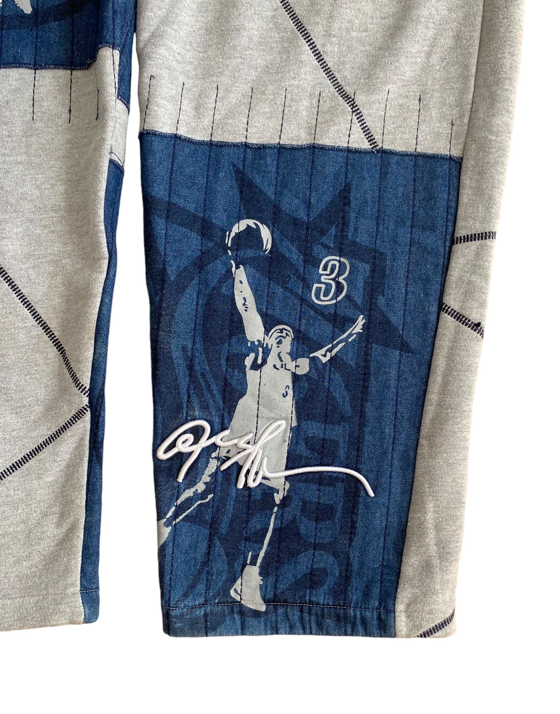 NBA × Vintage NBA y2k signature swag sweatpants Size US 36 / EU 52 - 4 Thumbnail