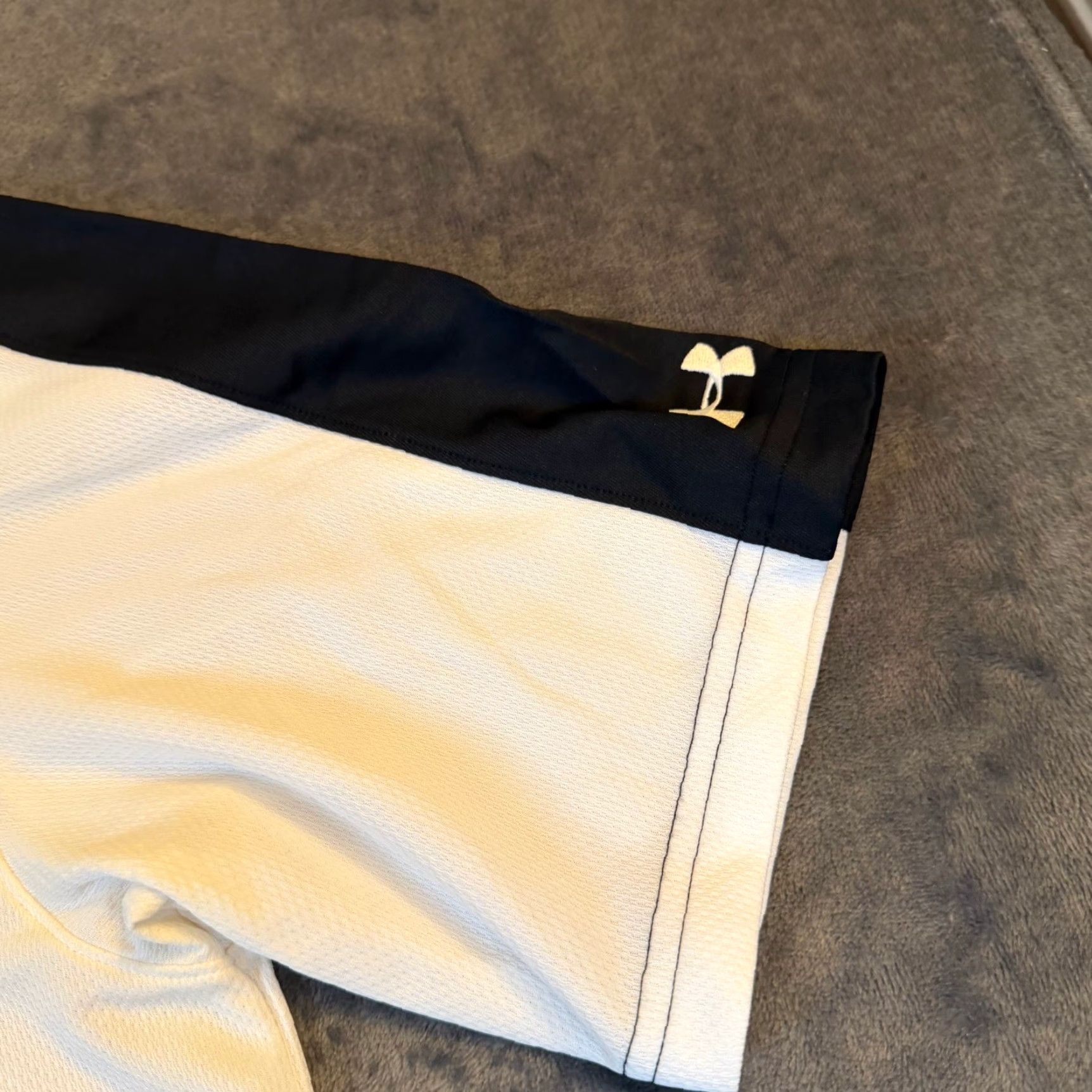 Under Armour Under Armour Polo Shirt Mens L Black White Colorblock Athletic Moisture Wicking Breathable Logo Polo Shirt Golf Gym Training Size US L / EU 52-54 / 3 - 5 Thumbnail