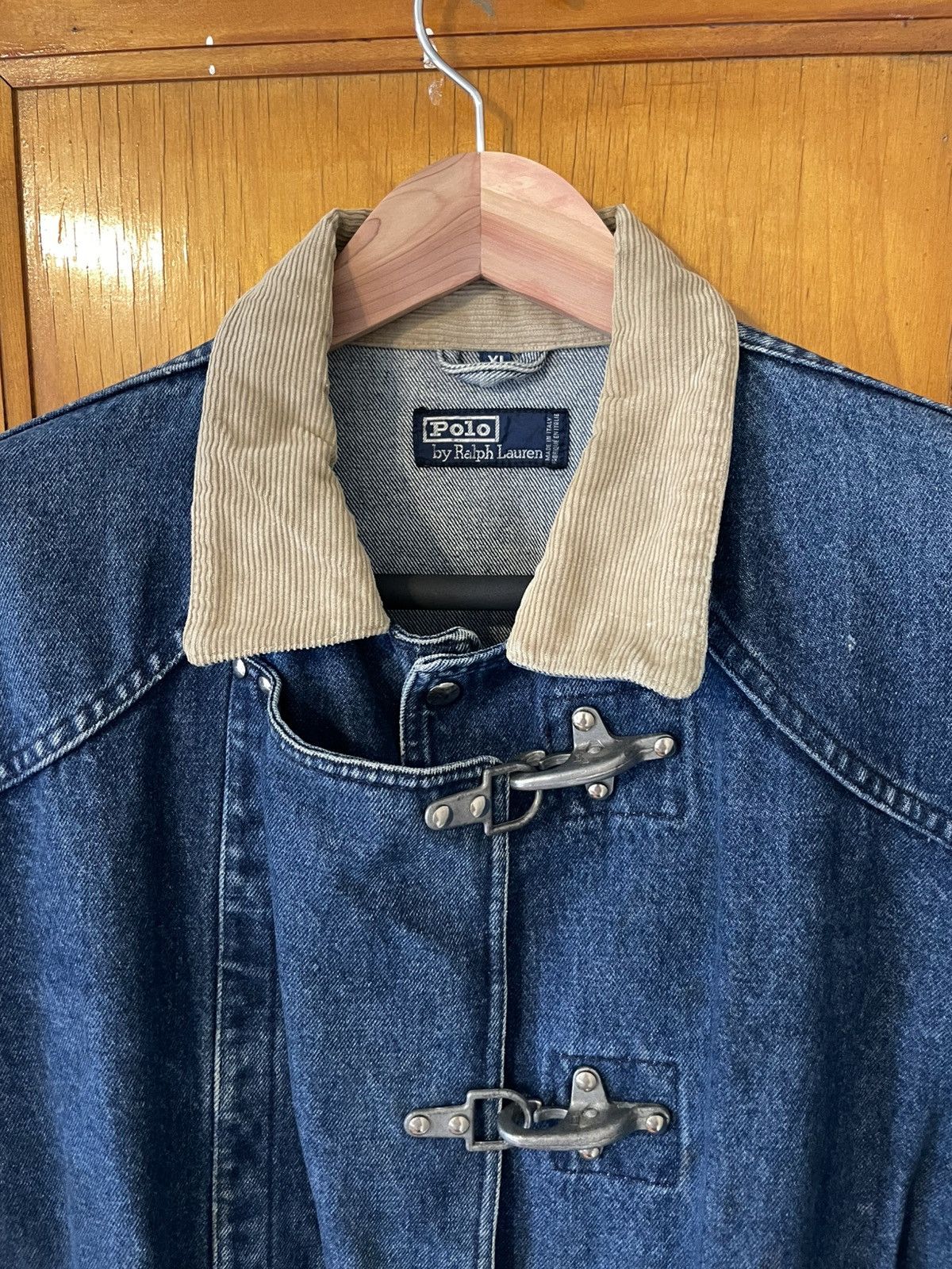 Polo Ralph Lauren Polo Ralph Lauren Denim Fireman Clasp Coat – Made in Italy Size US XL / EU 56 / 4 - 3 Thumbnail