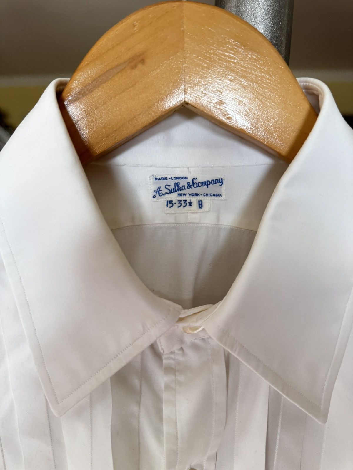 Other A Sulka & Company Bespoke Vintage Dress Shirt Size US M / EU 48-50 / 2 - 2 Thumbnail