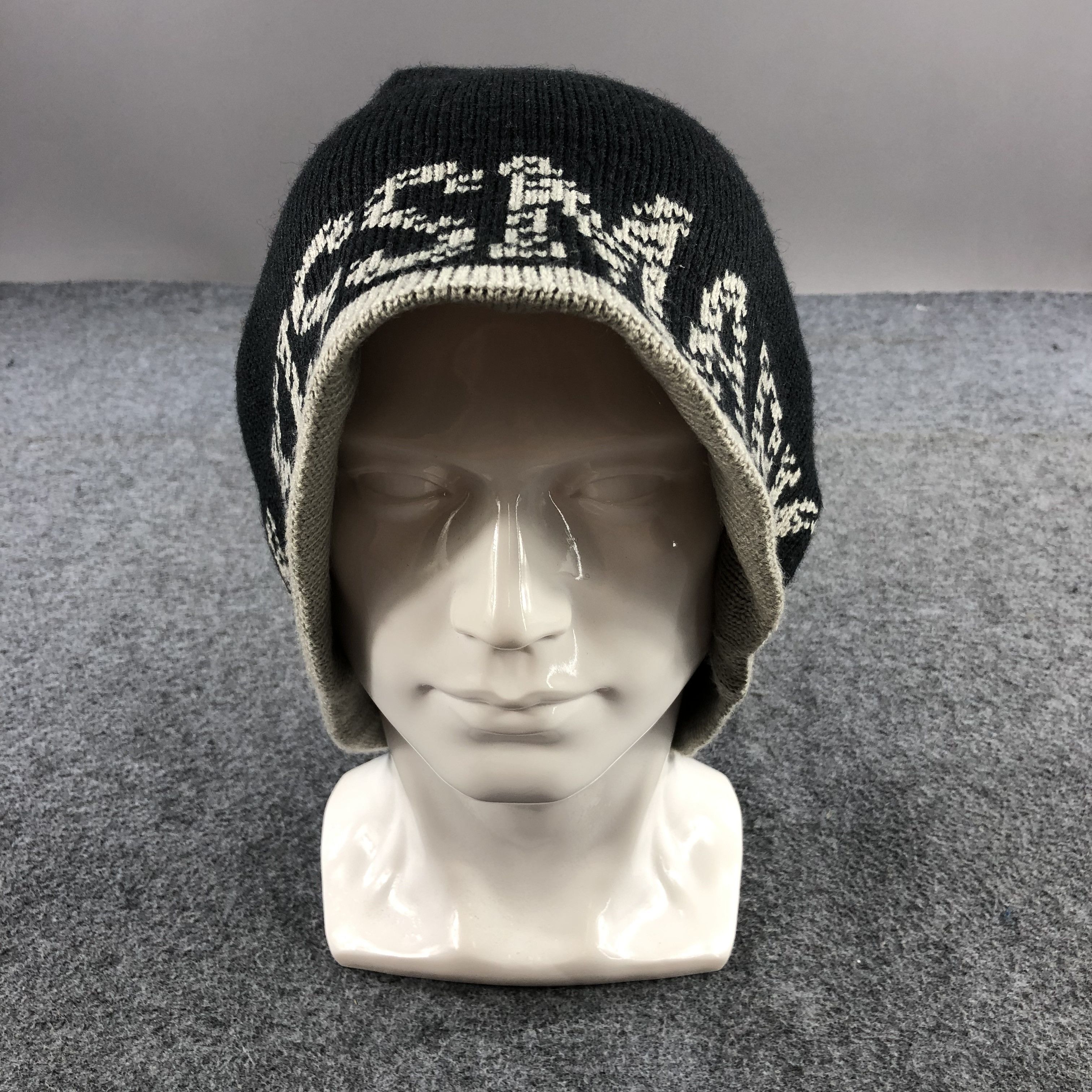 Vintage Kissmark 01997 Reversible Beanie Snowcap Snow Hat B196 Size ONE SIZE - 2 Thumbnail