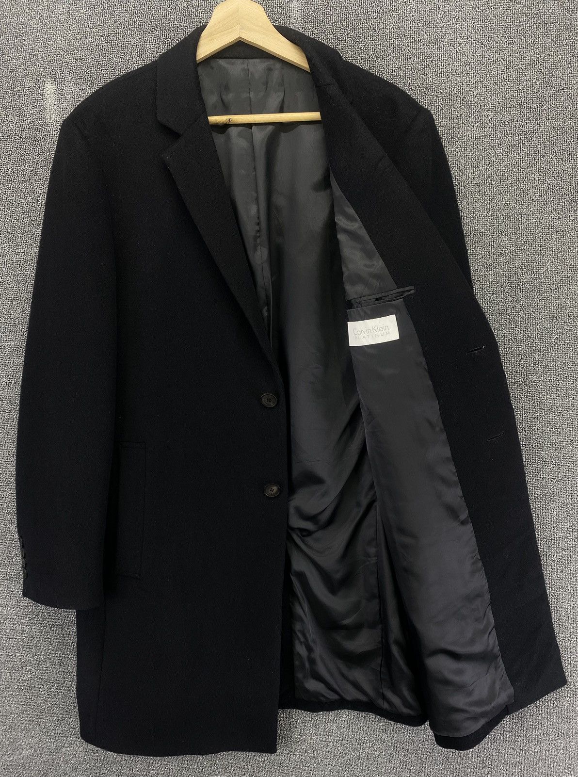 Calvin Klein Vintage Calvin Klein Platinum Wool Long Jacket Size US M / EU 48-50 / 2 - 7 Thumbnail