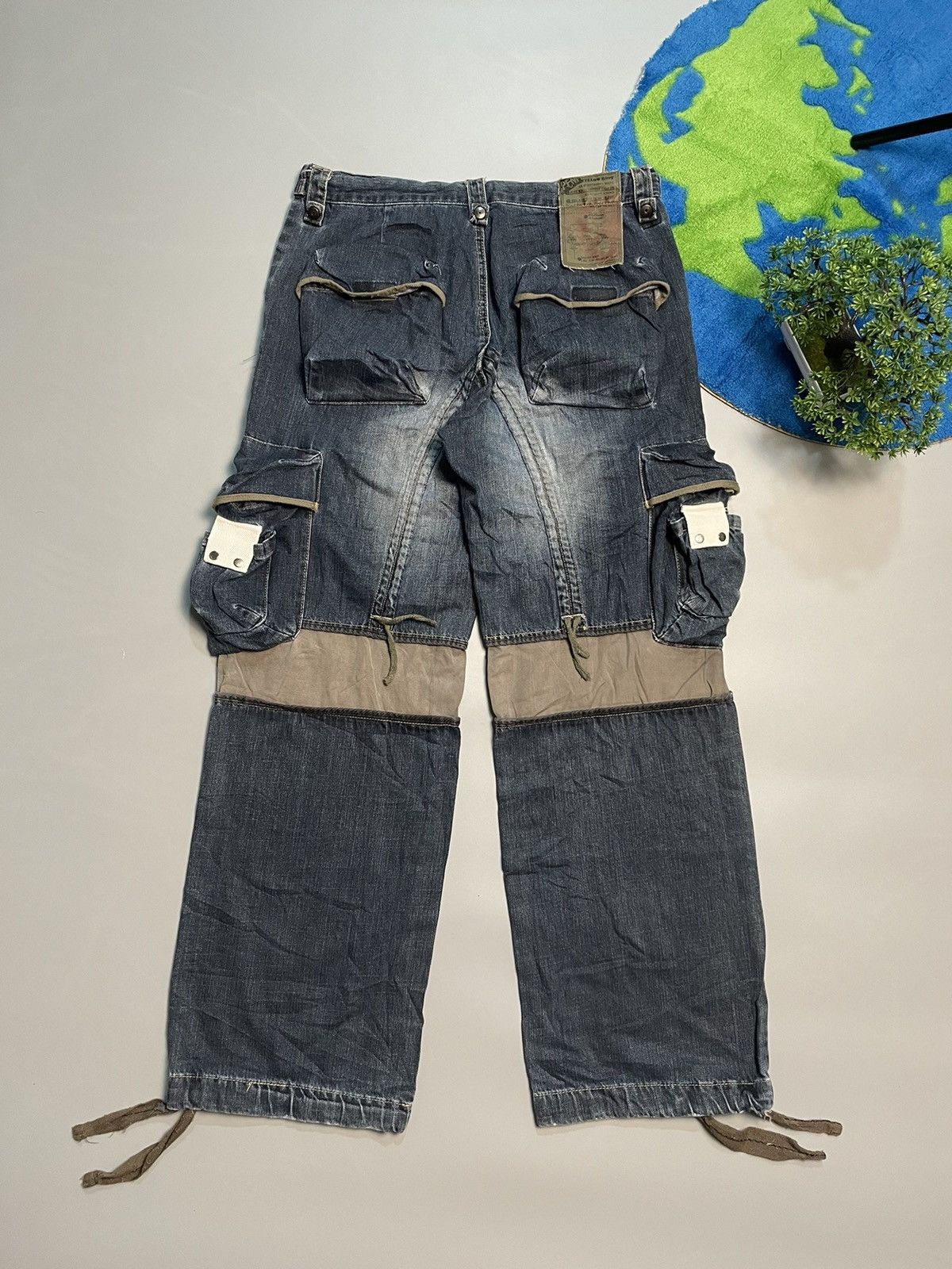 PPFM Ppfm Yellow Riot Bondage Cargo Denim Size US 32 / EU 48 - 12 Thumbnail